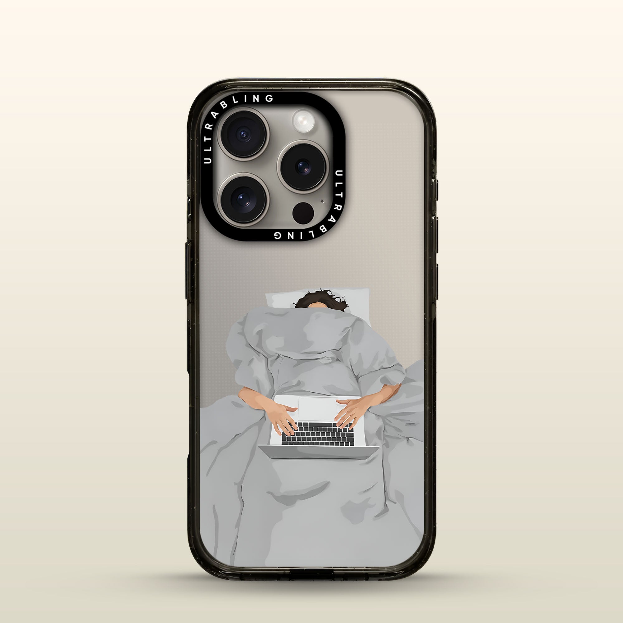 Cloud Nap Ultrabling Aura iPhone case front view with MagSafe