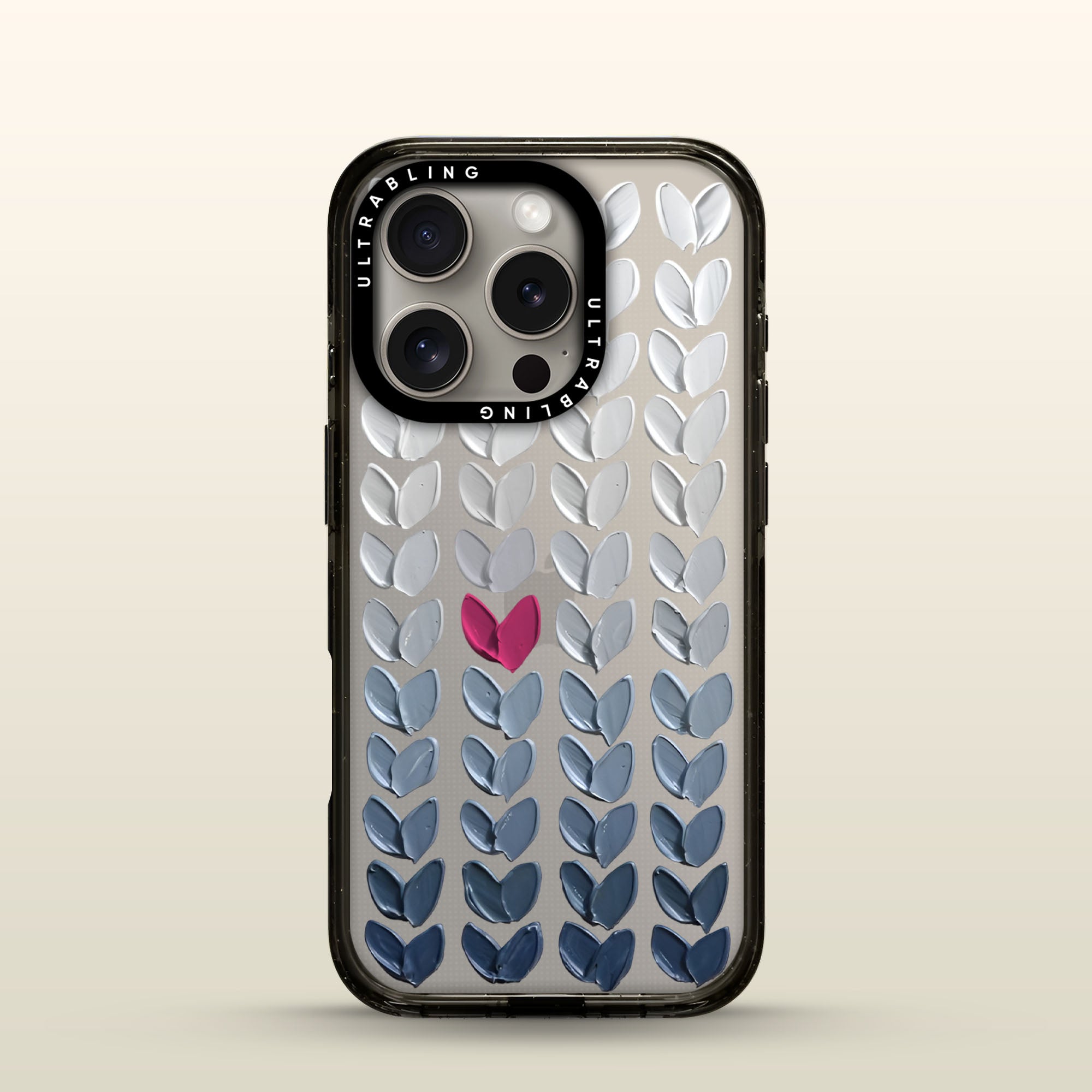 Blue Crush Ultrabling Aura iPhone case front view with MagSafe
