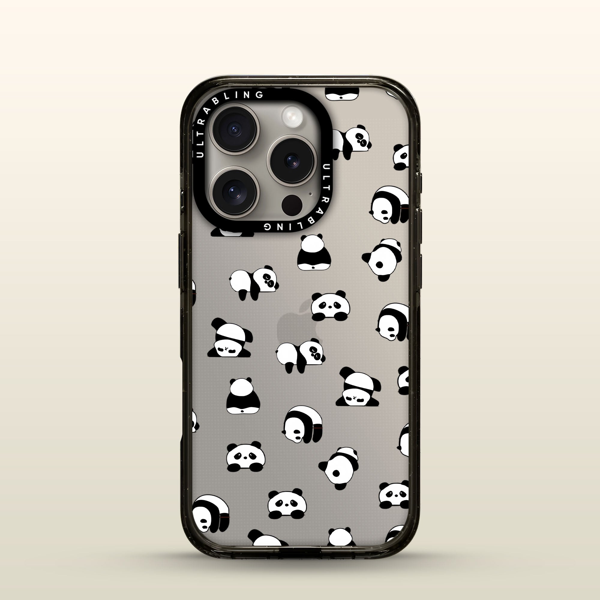 Panda Pop Ultrabling Aura iPhone case front view with MagSafe