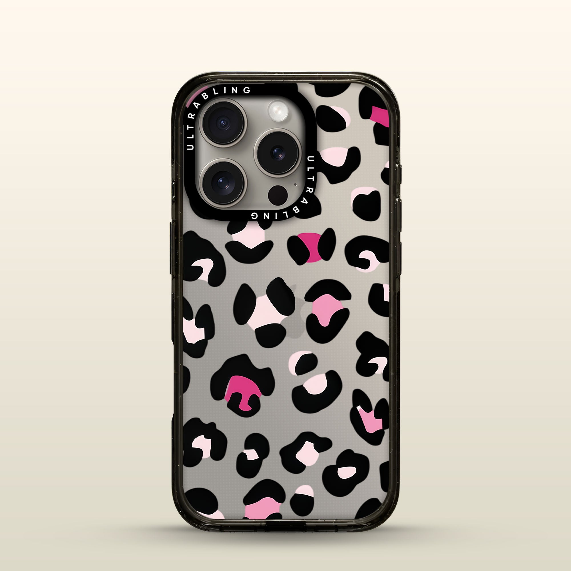 Pink Prowl Ultrabling Aura iPhone case front view with MagSafe