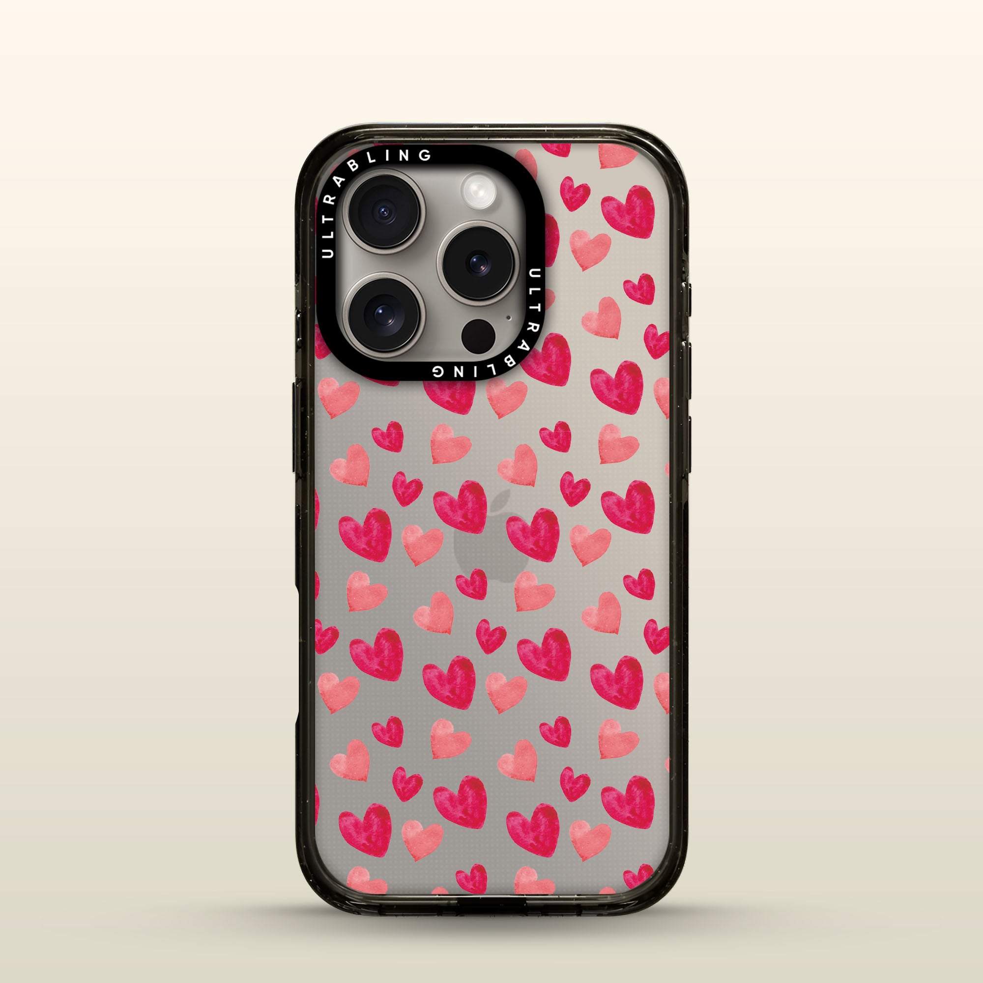 Heart Rush Ultrabling Aura iPhone case front view with MagSafe
