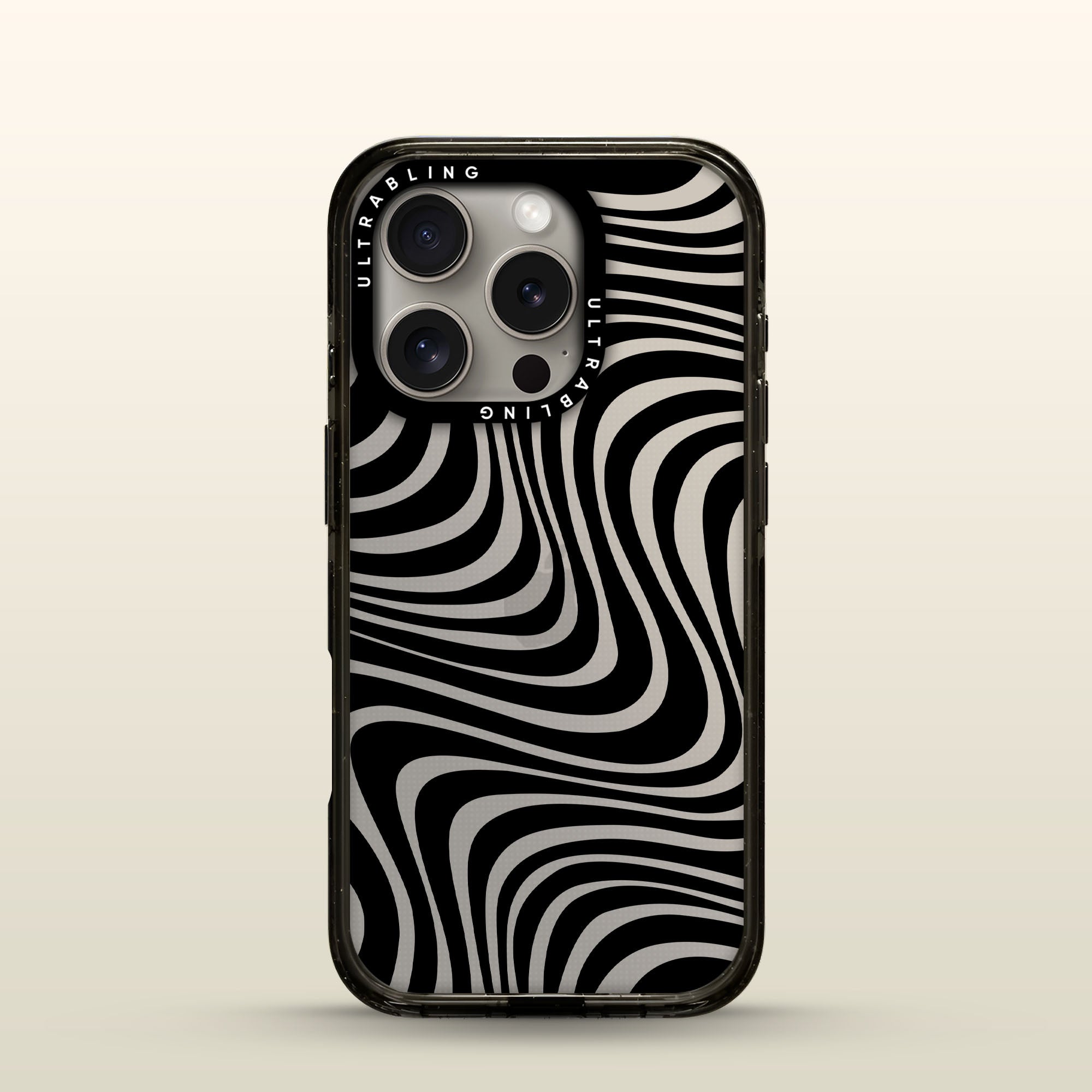 Hypnotic Ultrabling Aura iPhone case front view with MagSafe