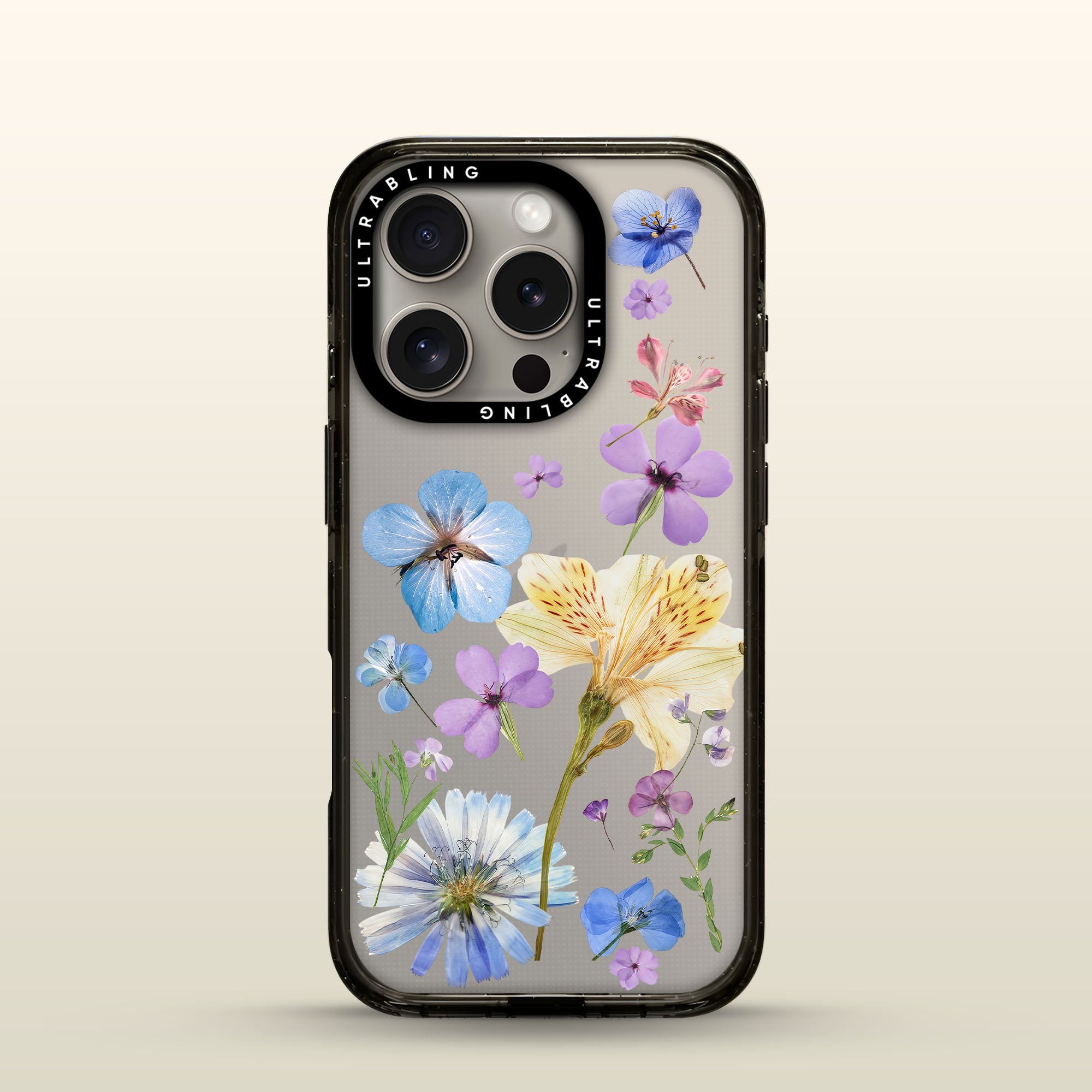 Bluebell Ultrabling Aura iPhone case front view with MagSafe