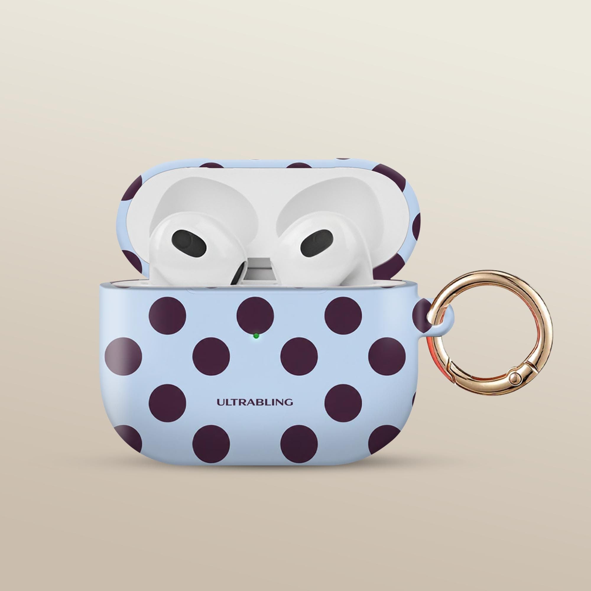 Frosted Plum Ultrabling AirPods case front view