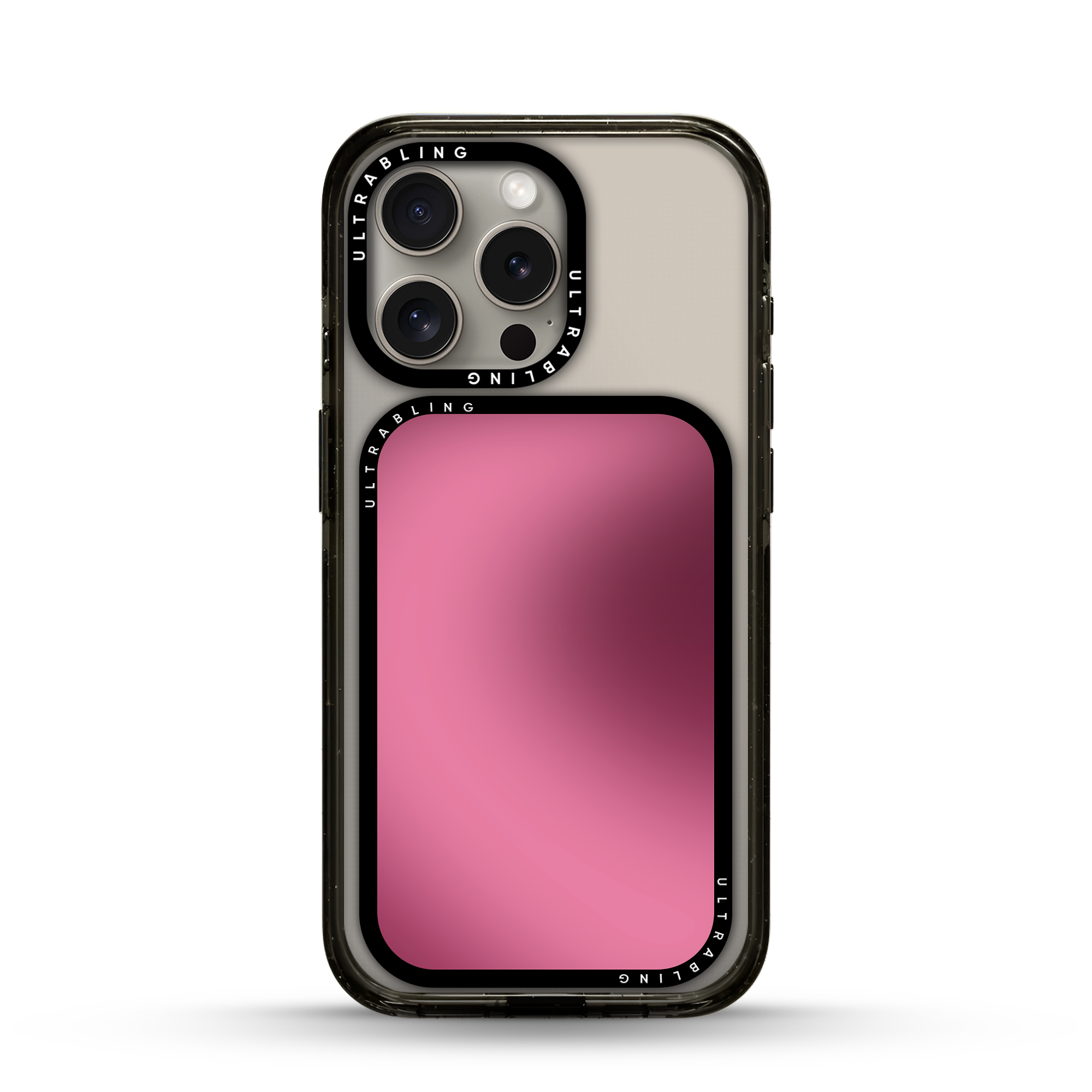 Pink Fade MagSafe Wallet - Flat Lay