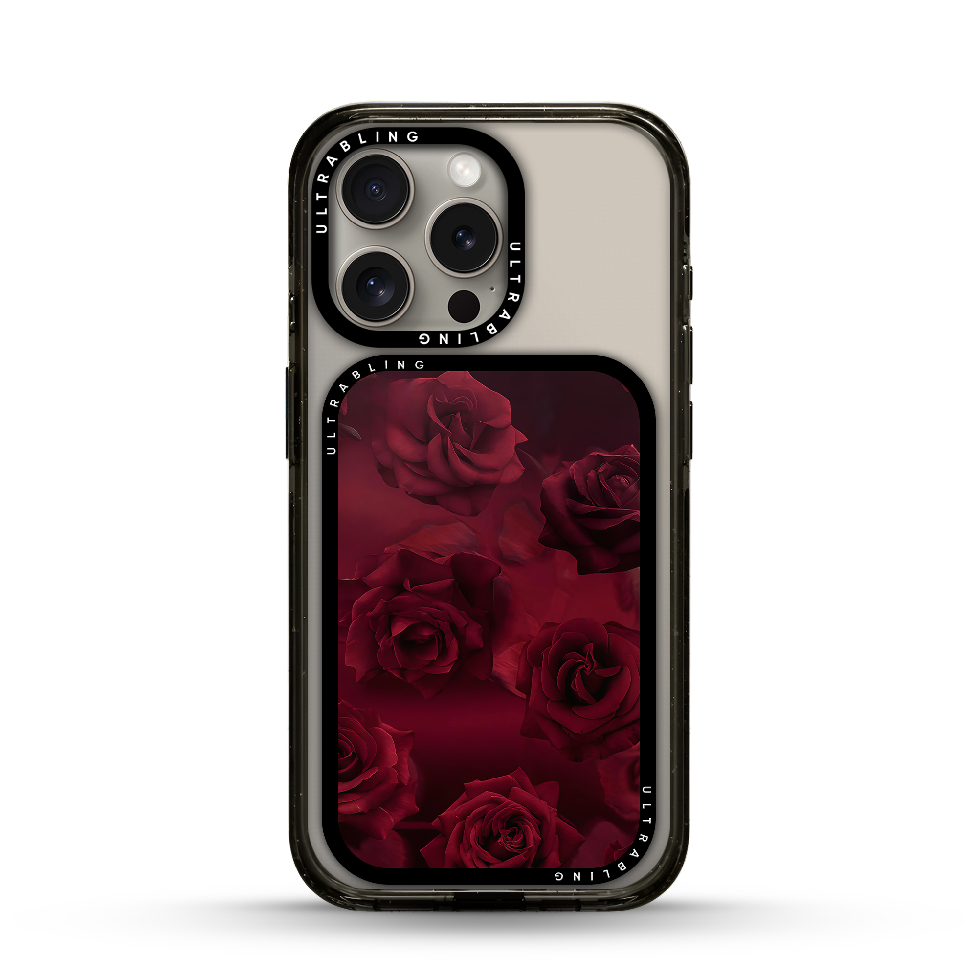 Velvet Roses MagSafe Wallet - Flat Lay