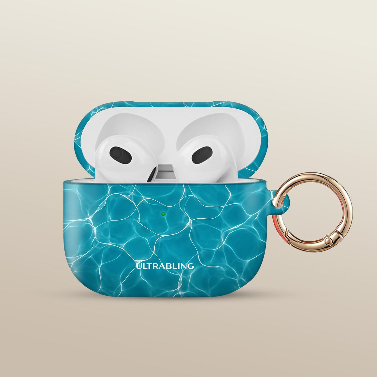 Pool Day Ultrabling AirPods case front view