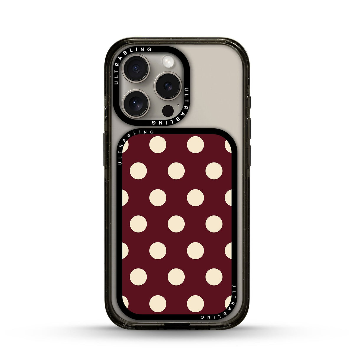Cabernet MagSafe Wallet - Front View