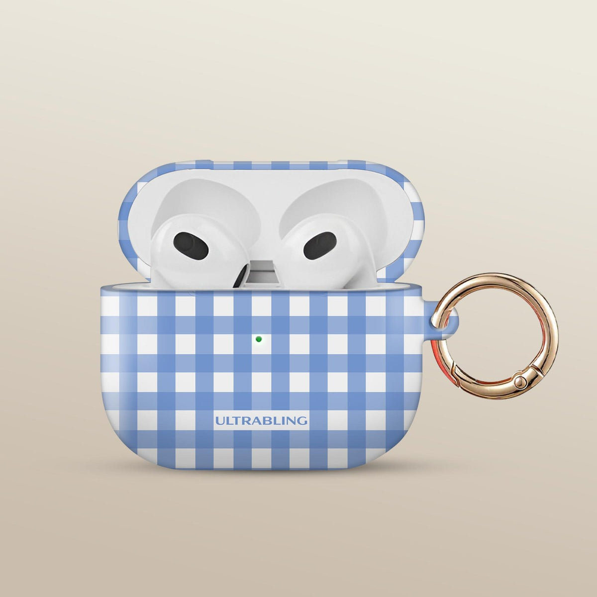 Picnic Blue Ultrabling AirPods case front view