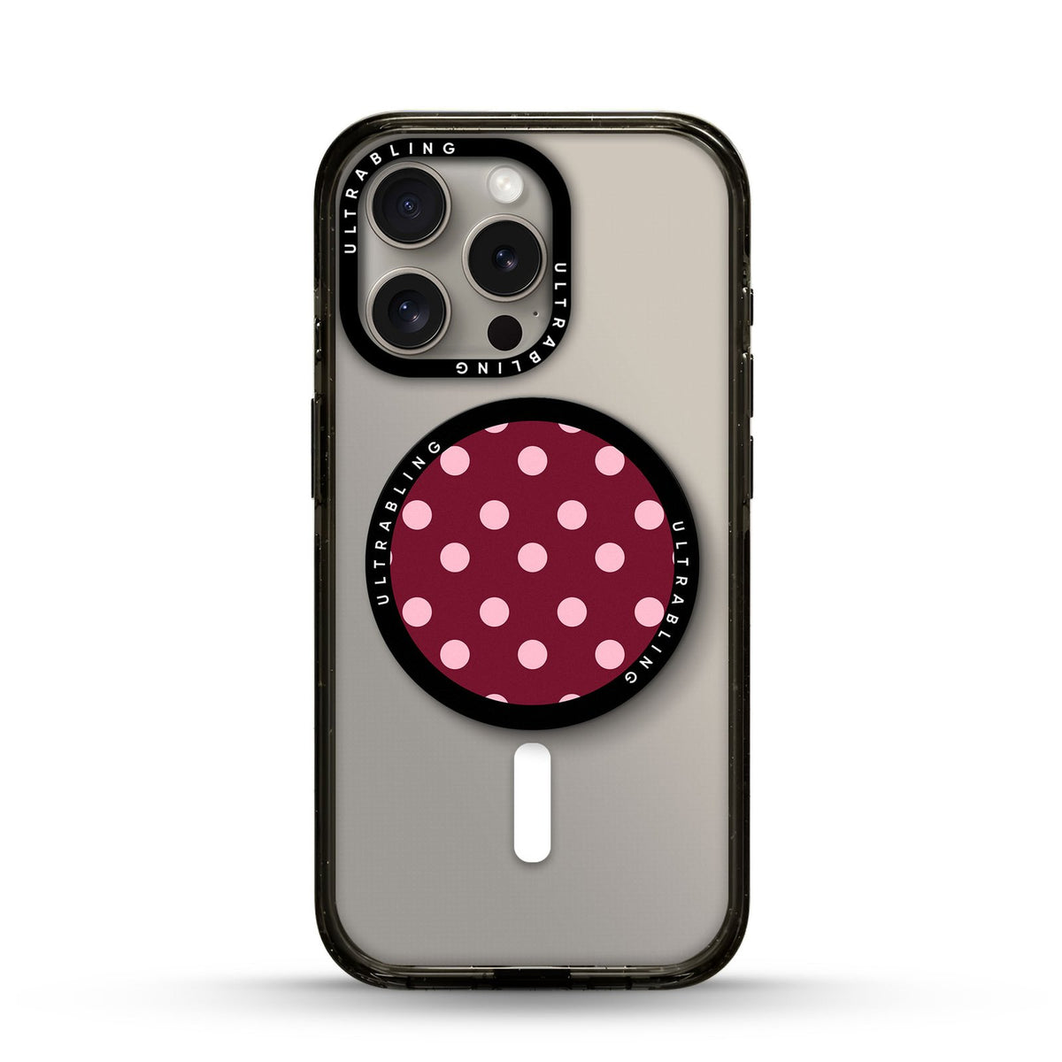 Berry Dot Ultrabling MagSafe Phone Grip - Front View