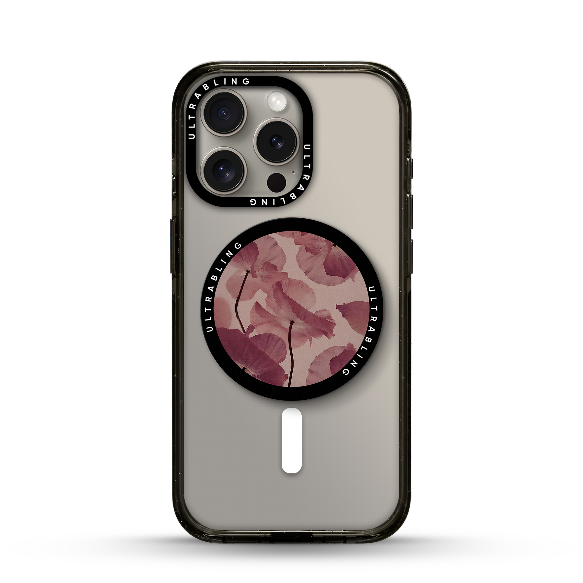 Dusty Petals Ultrabling MagSafe Phone Grip - Front View