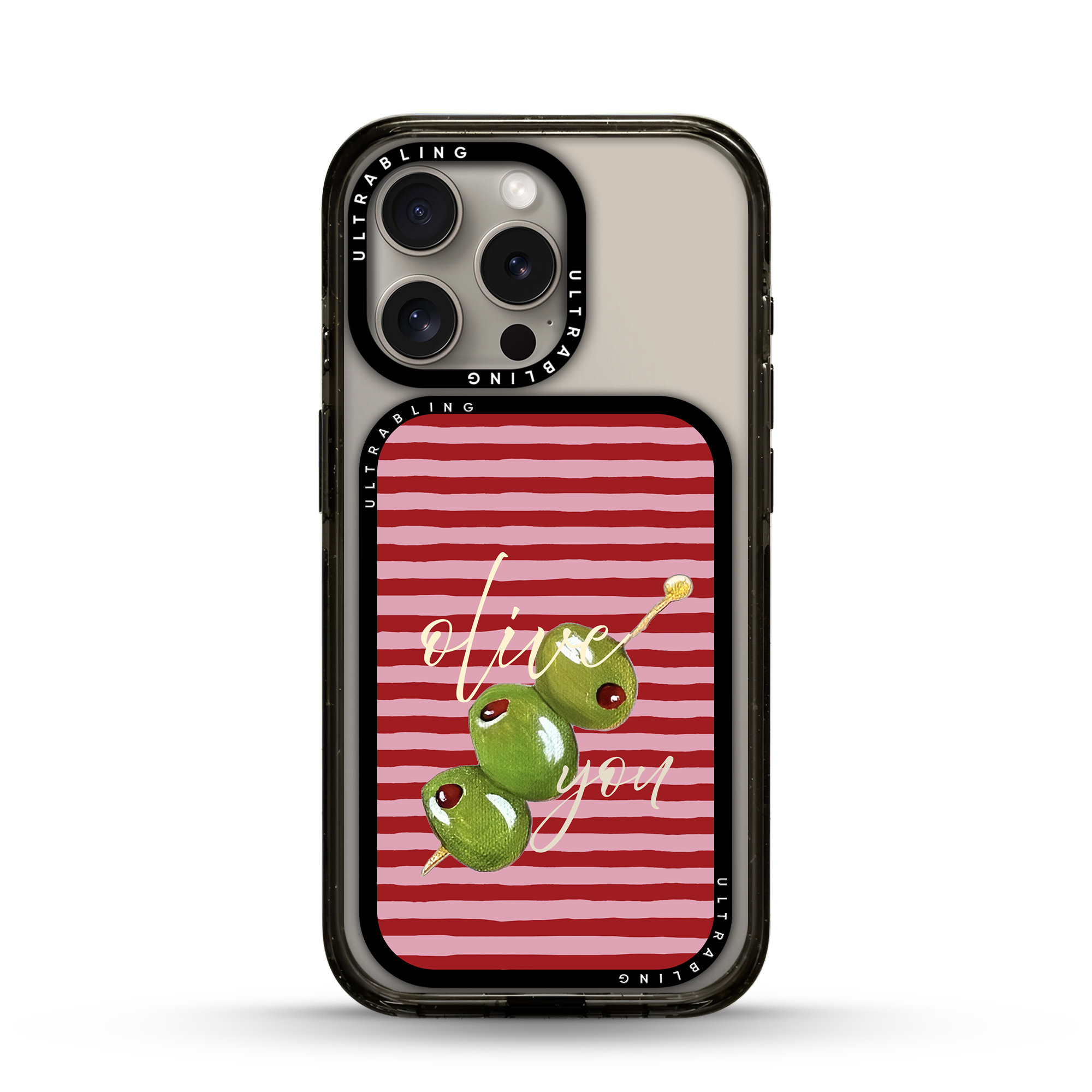 Olive Martini MagSafe Wallet - Flat Lay