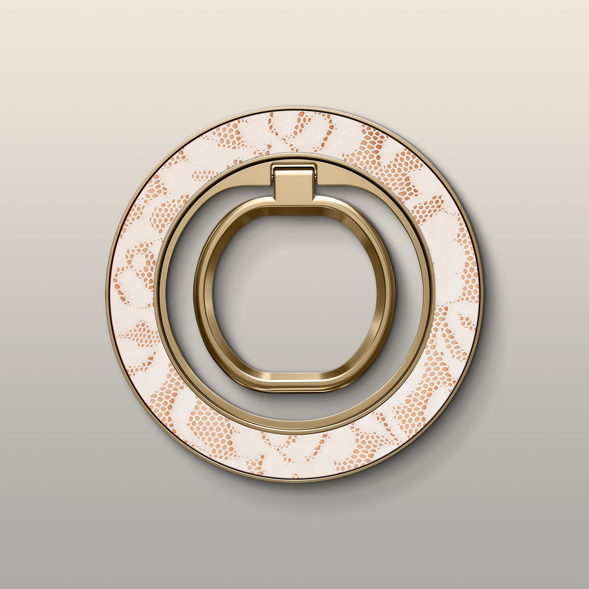 Ivory Lace Ultrabling MagSafe Ring - Front View