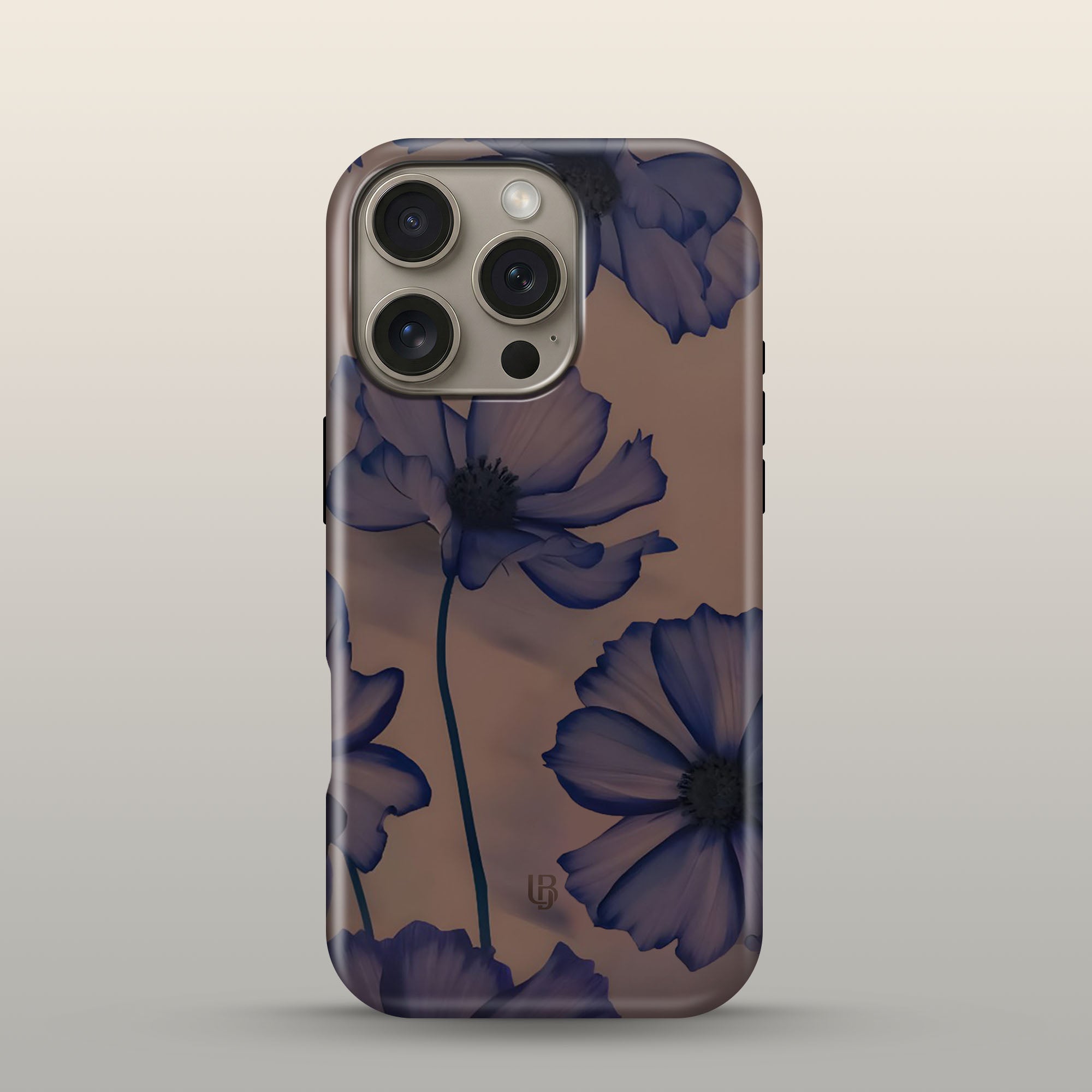 Indigo Blossom Ultrabling eclipse case front view