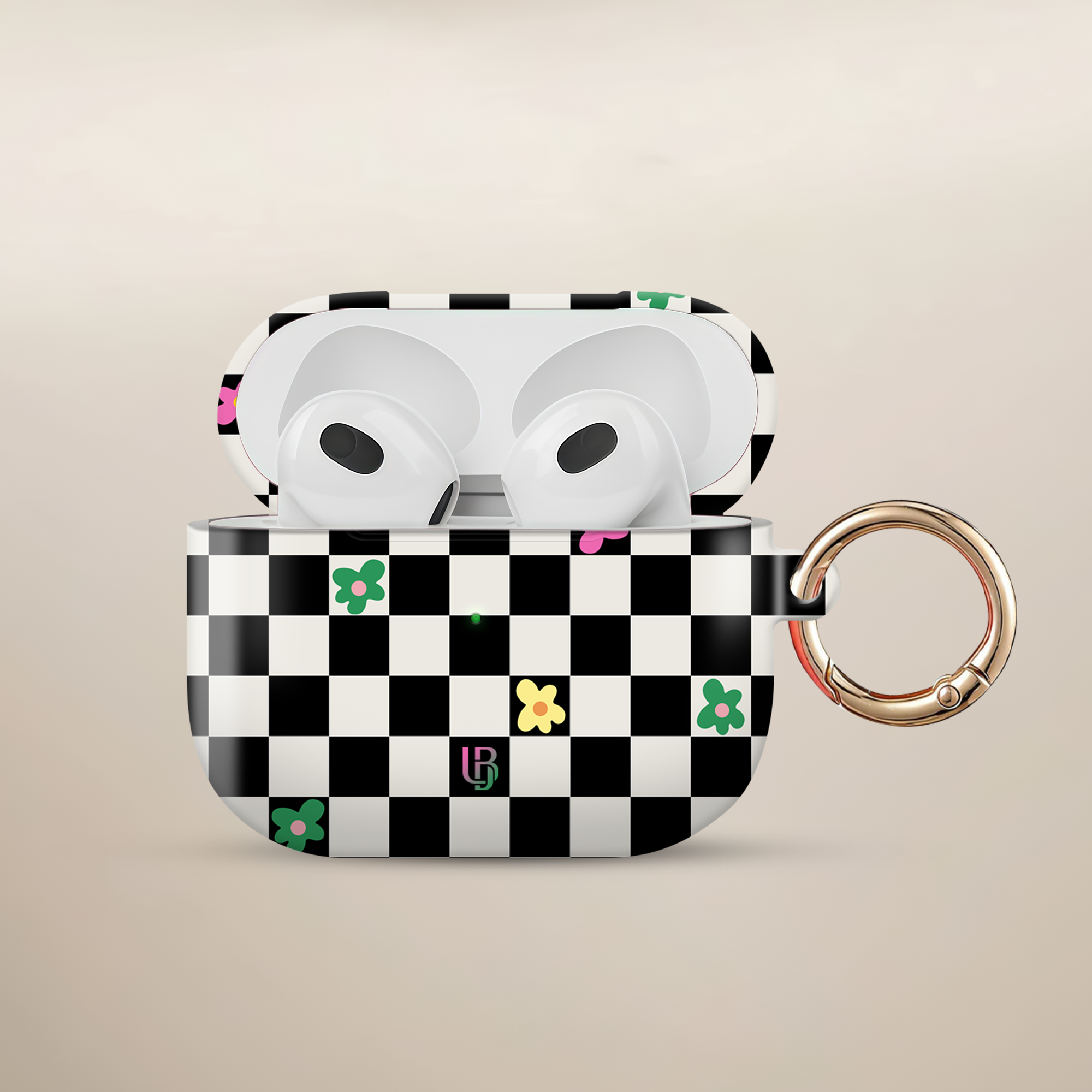 Retro Check Ultrabling AirPods case front view