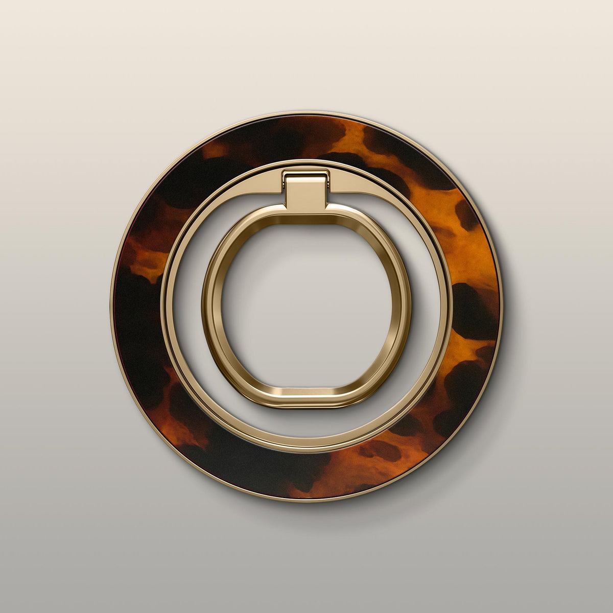 Amber Tortoise Ultrabling MagSafe Ring - Front View