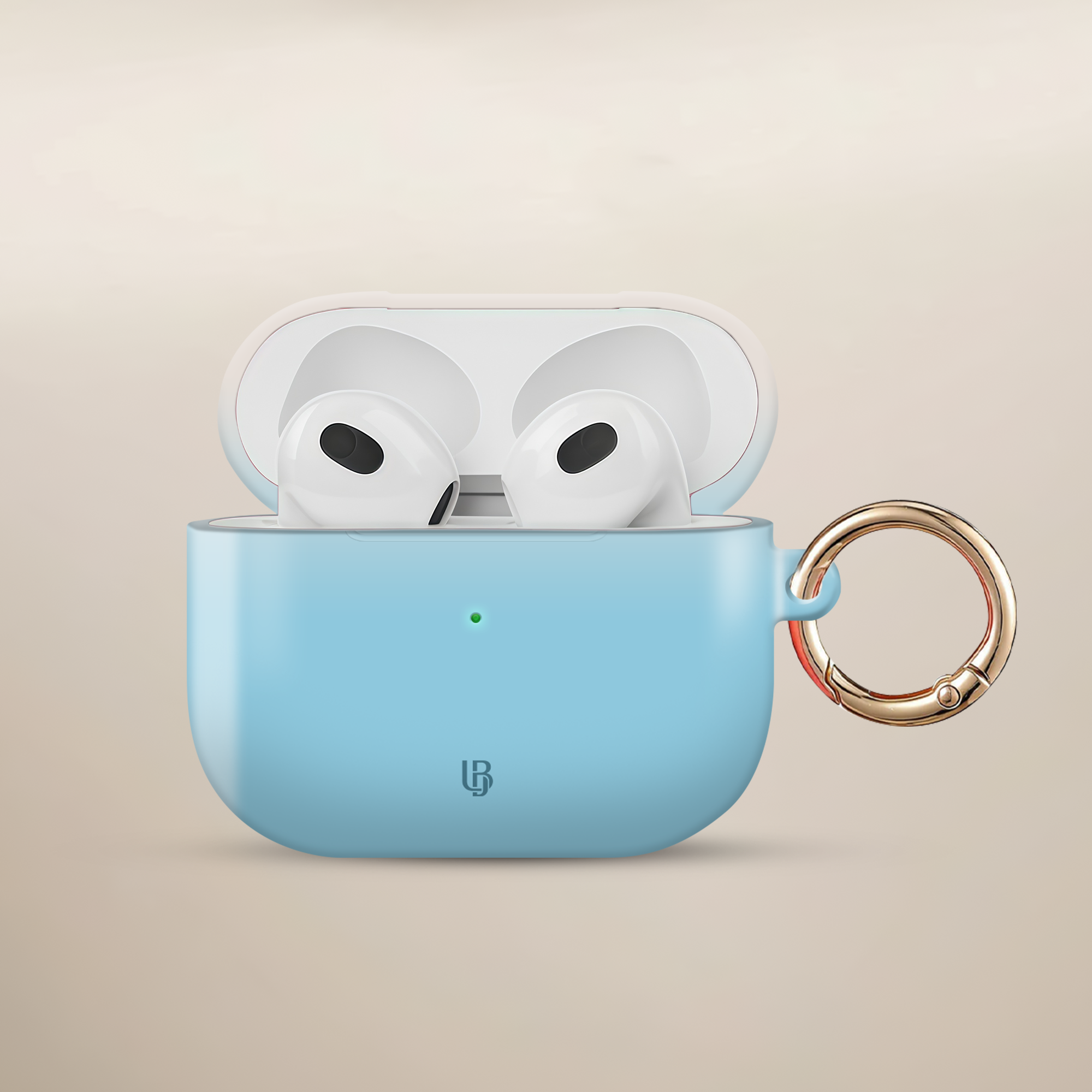 Ocean Fade Ultrabling AirPods case front view