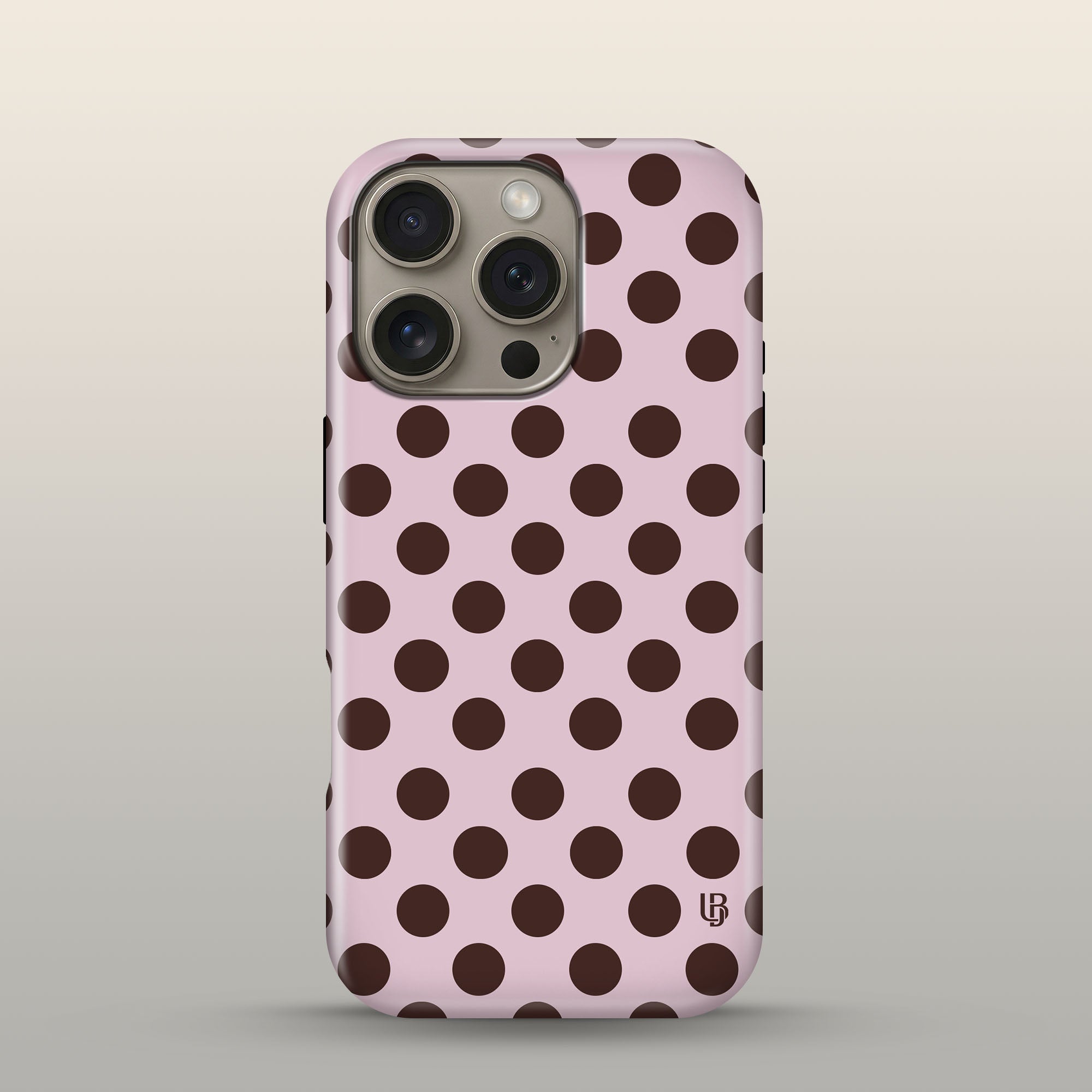 Mocha Polka Ultrabling eclipse case front view