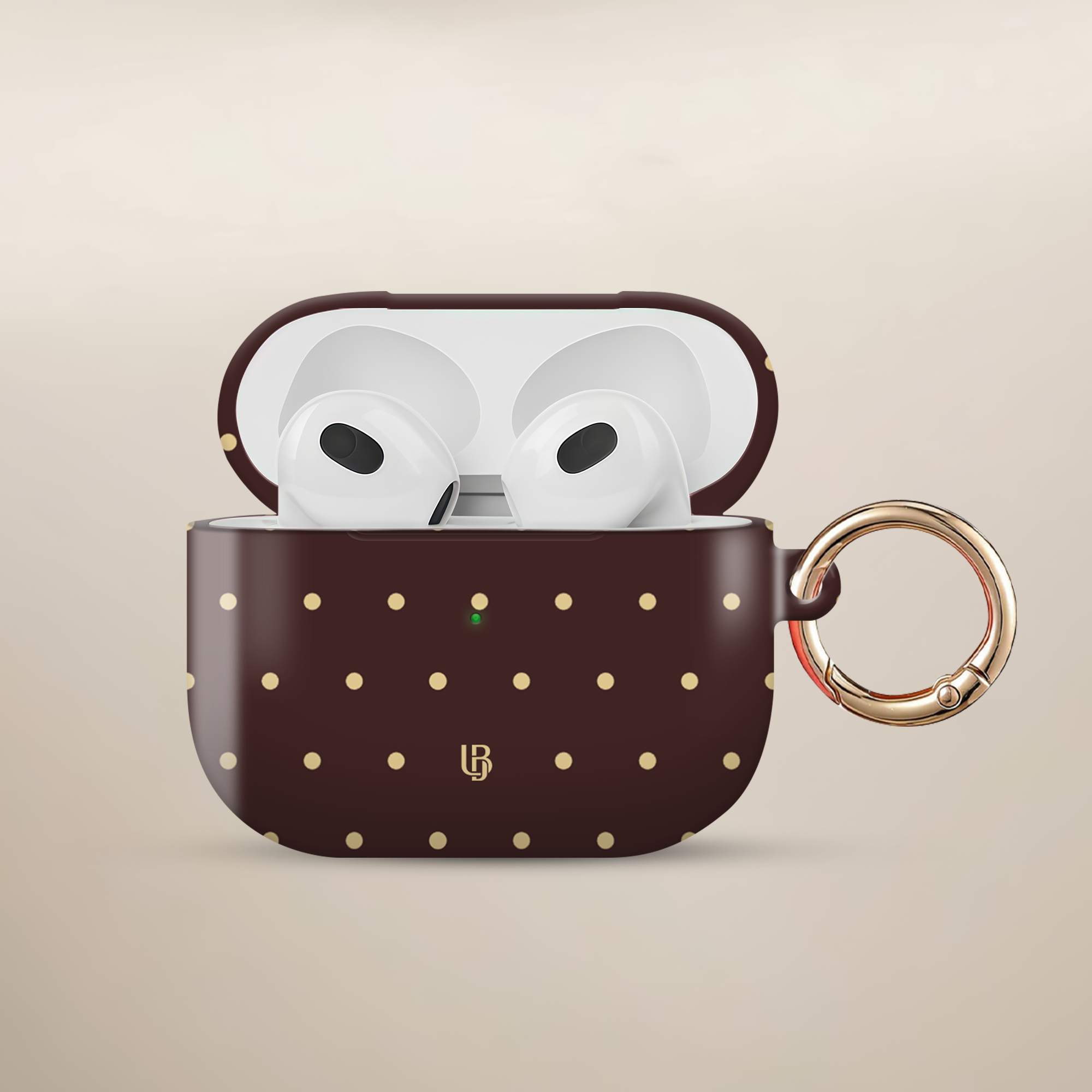Gold Dust Ultrabling AirPods case front view