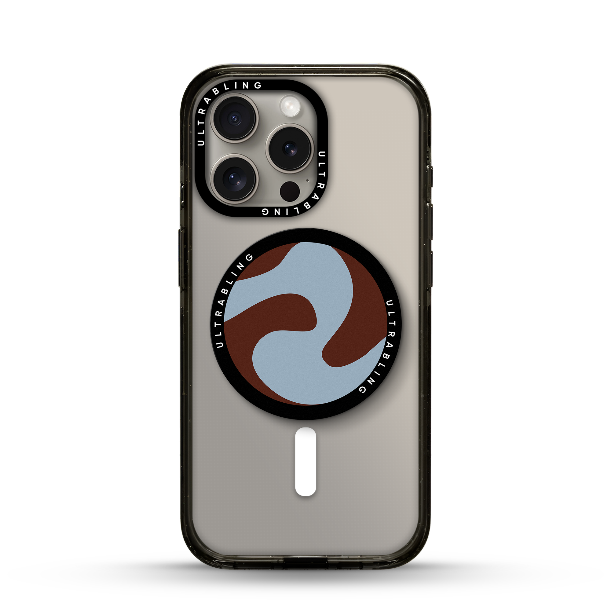 Retro Waves Ultrabling MagSafe Phone Grip - Front View