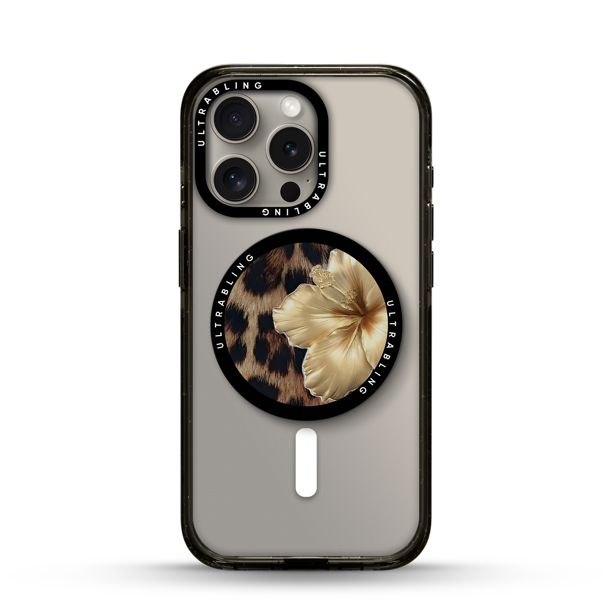 Leopard Royale Ultrabling MagSafe Phone Grip - Front View