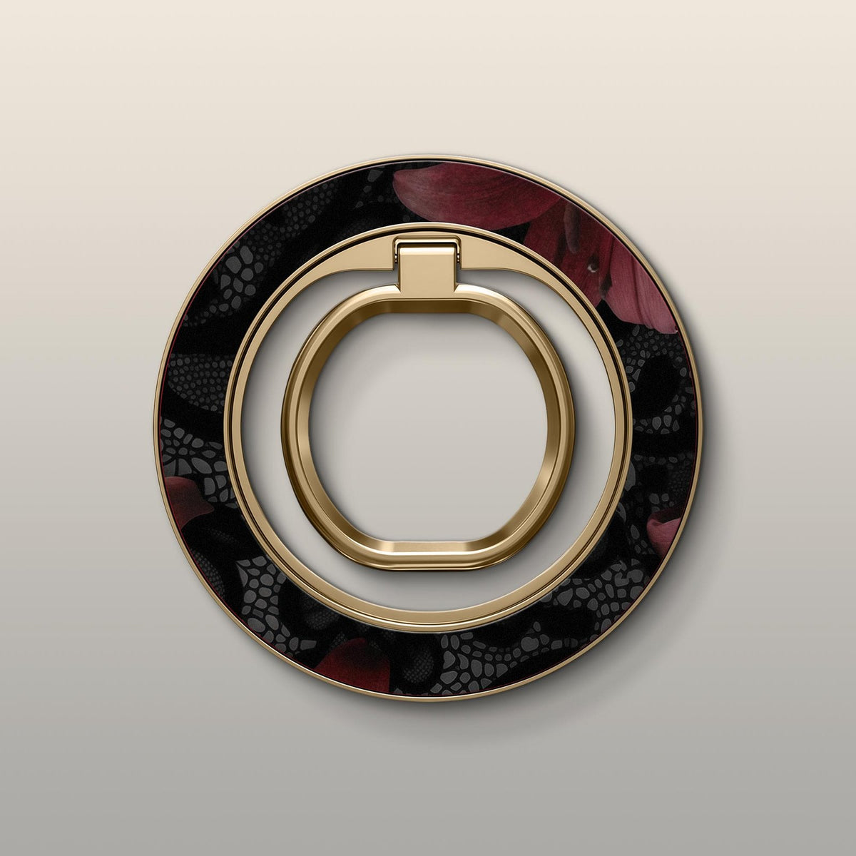 Midnight Scarlet Ultrabling MagSafe Ring - Front View