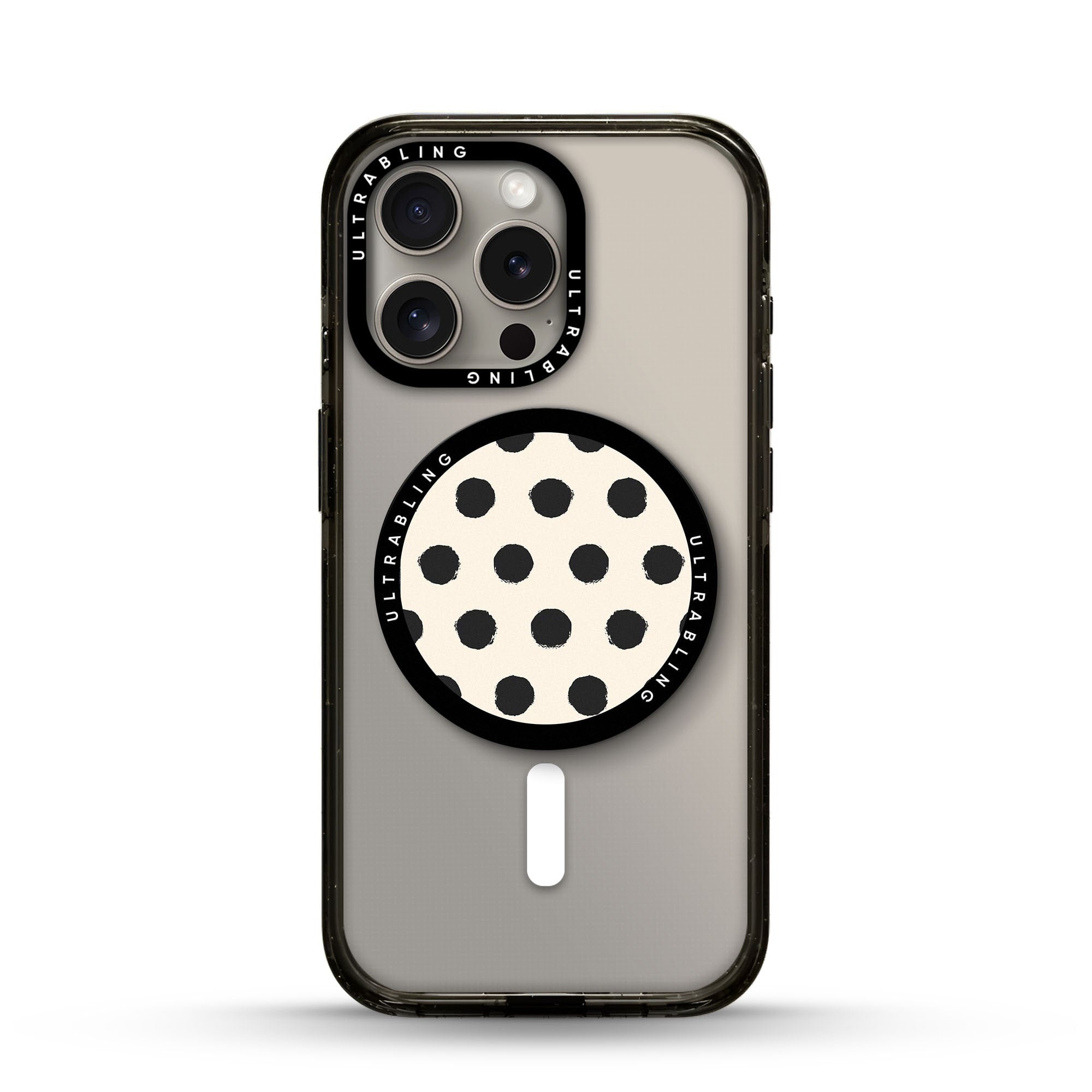 Midnight Confetti Ultrabling MagSafe Phone Grip - Front View