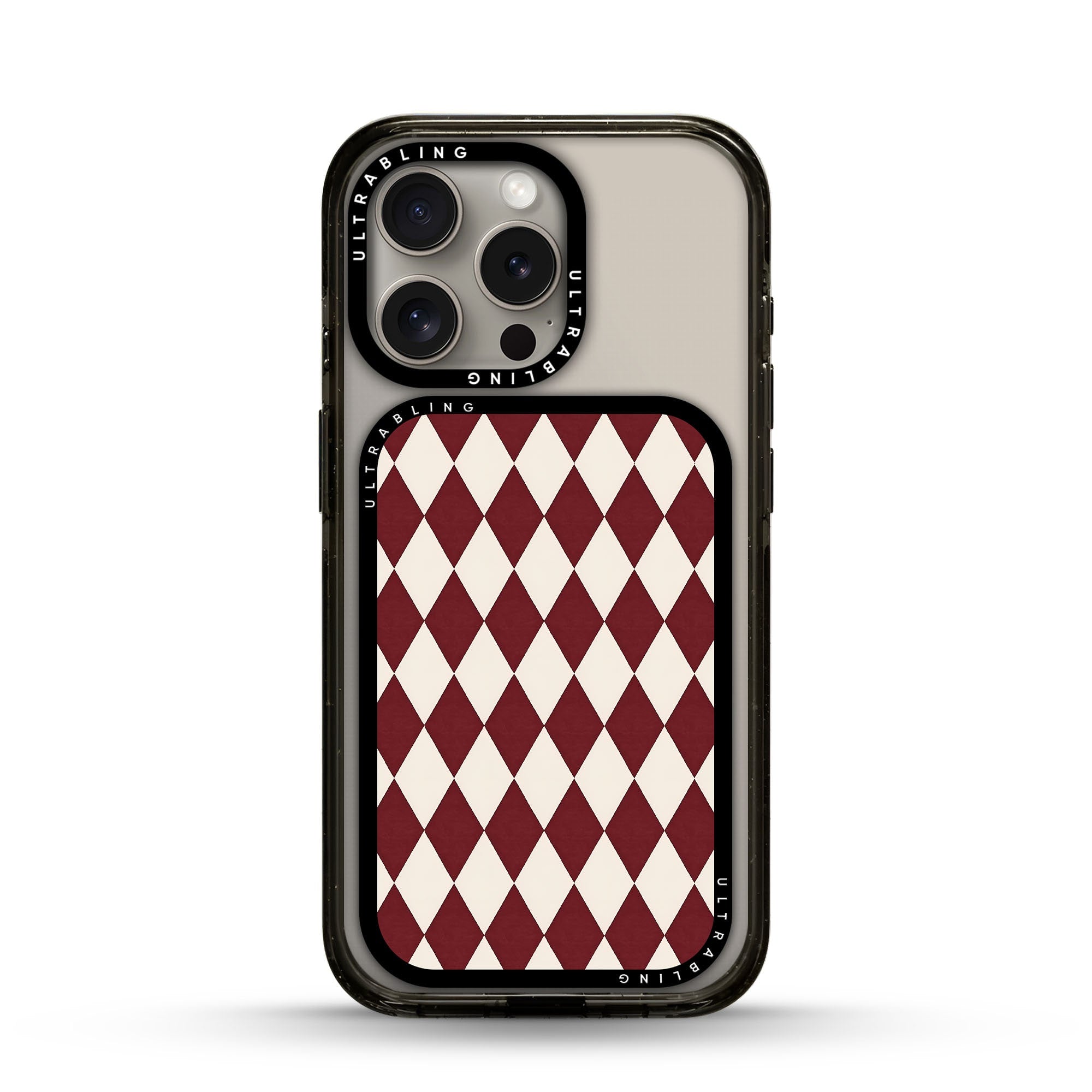 Merlot Harlequin - MagSafe Wallet