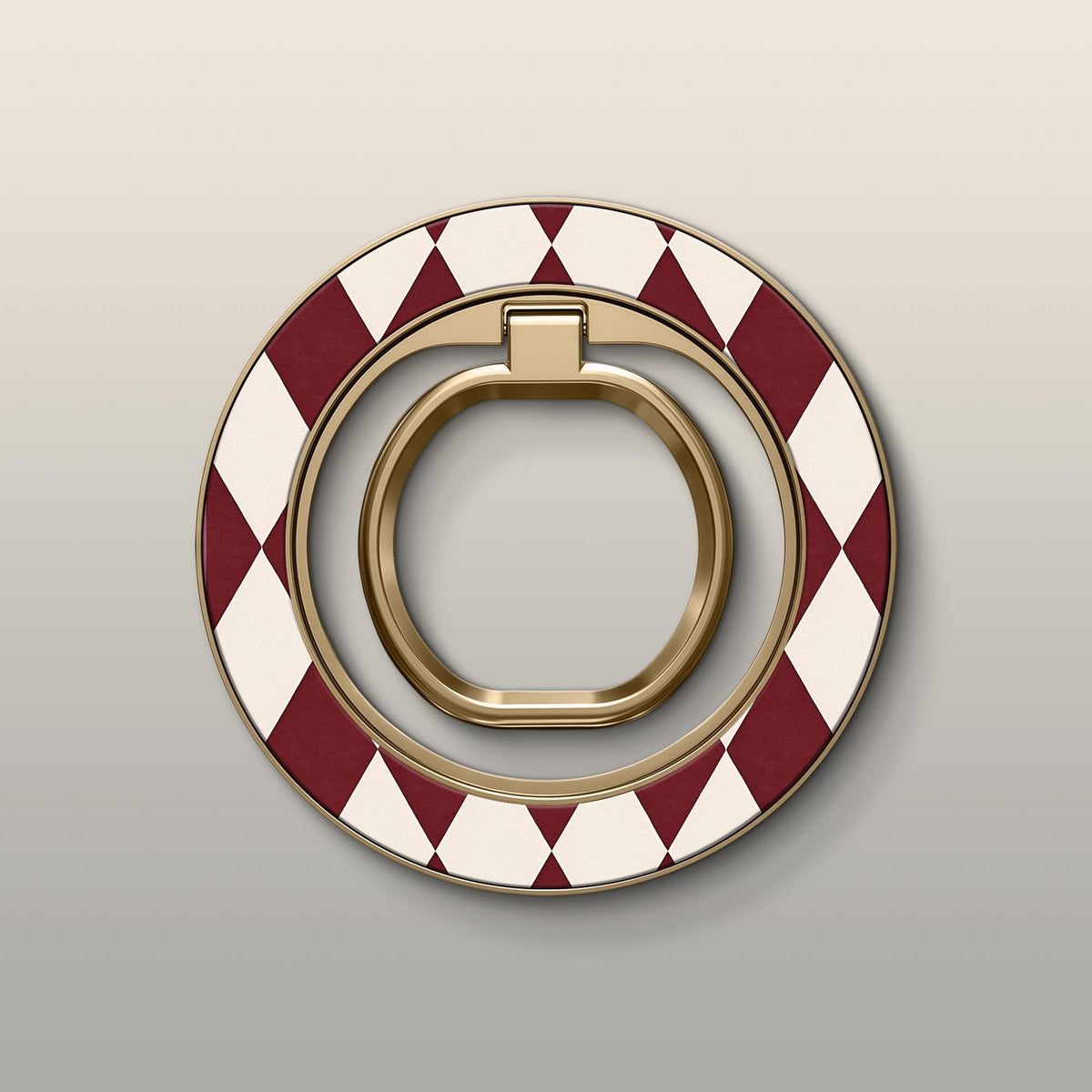 Merlot Harlequin Ultrabling MagSafe Ring - Front View