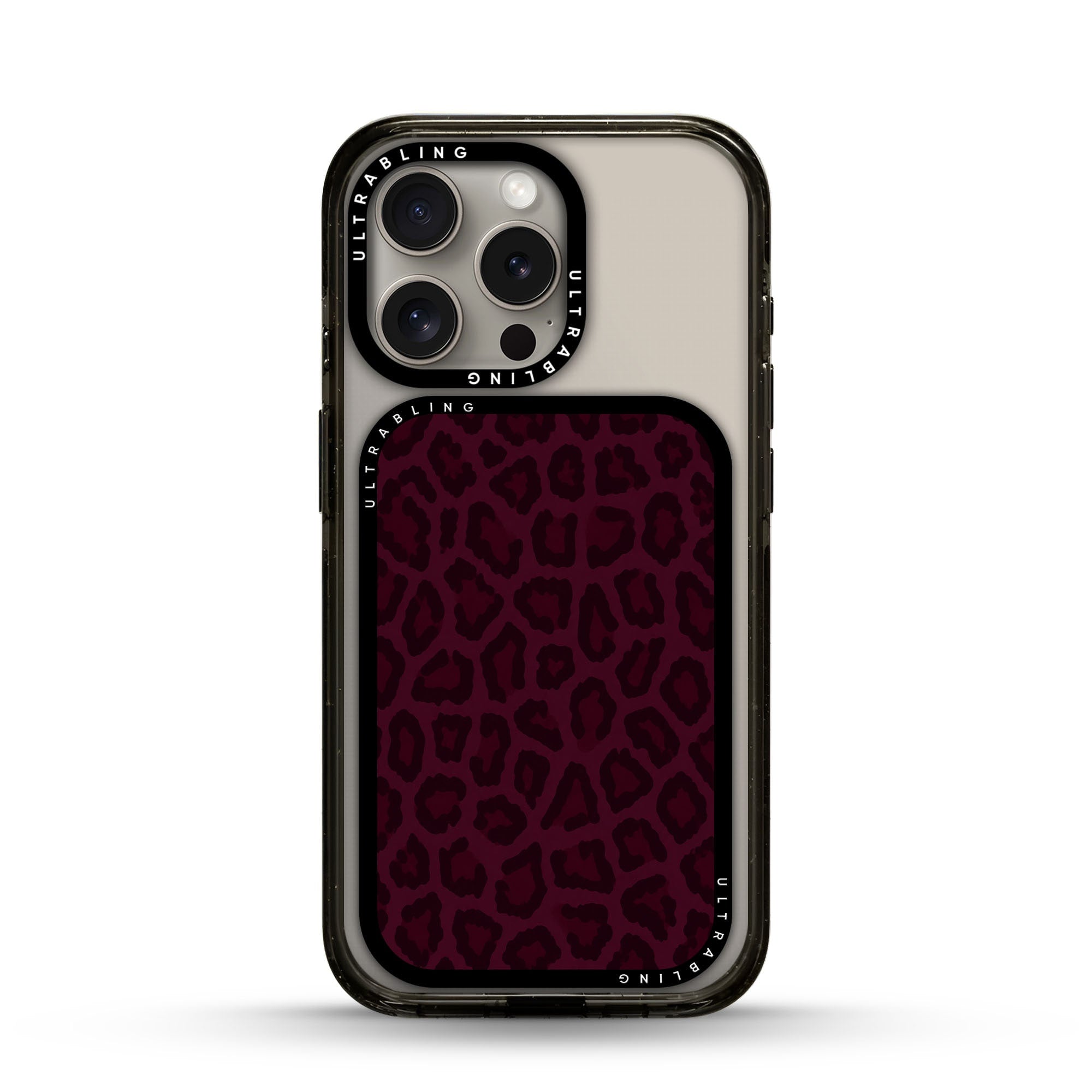 Bordeaux Leopard - MagSafe Wallet