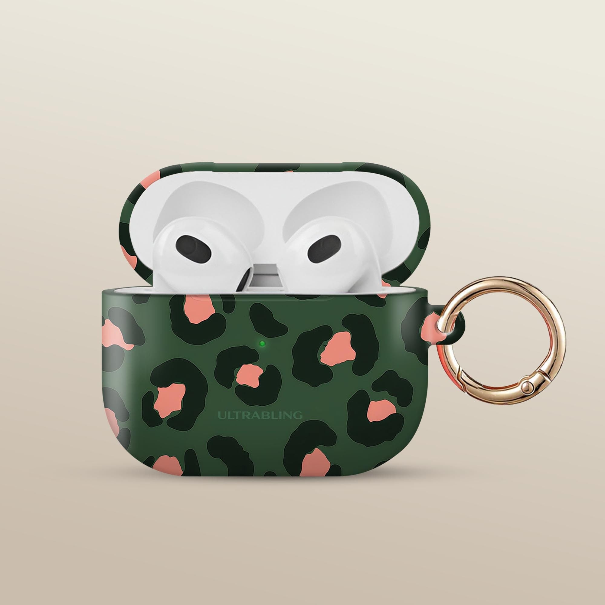 Jungle Luxe Ultrabling AirPods case front view