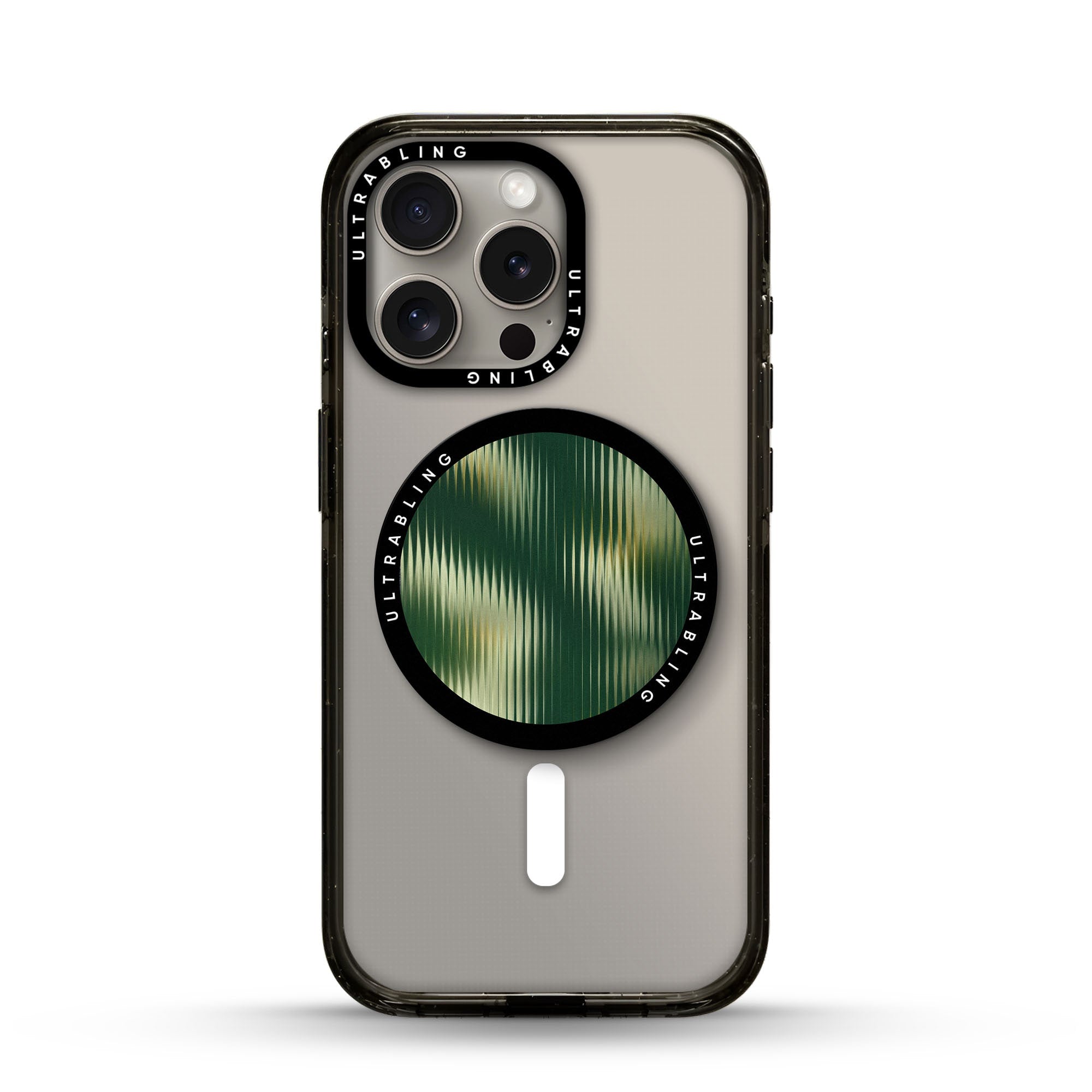 Emerald Mirage Ultrabling MagSafe Phone Grip - Front View