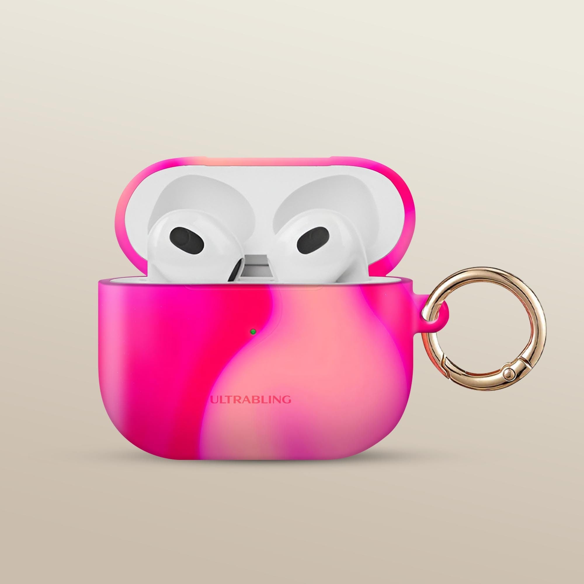 Rosé Mirage Ultrabling AirPods case front view
