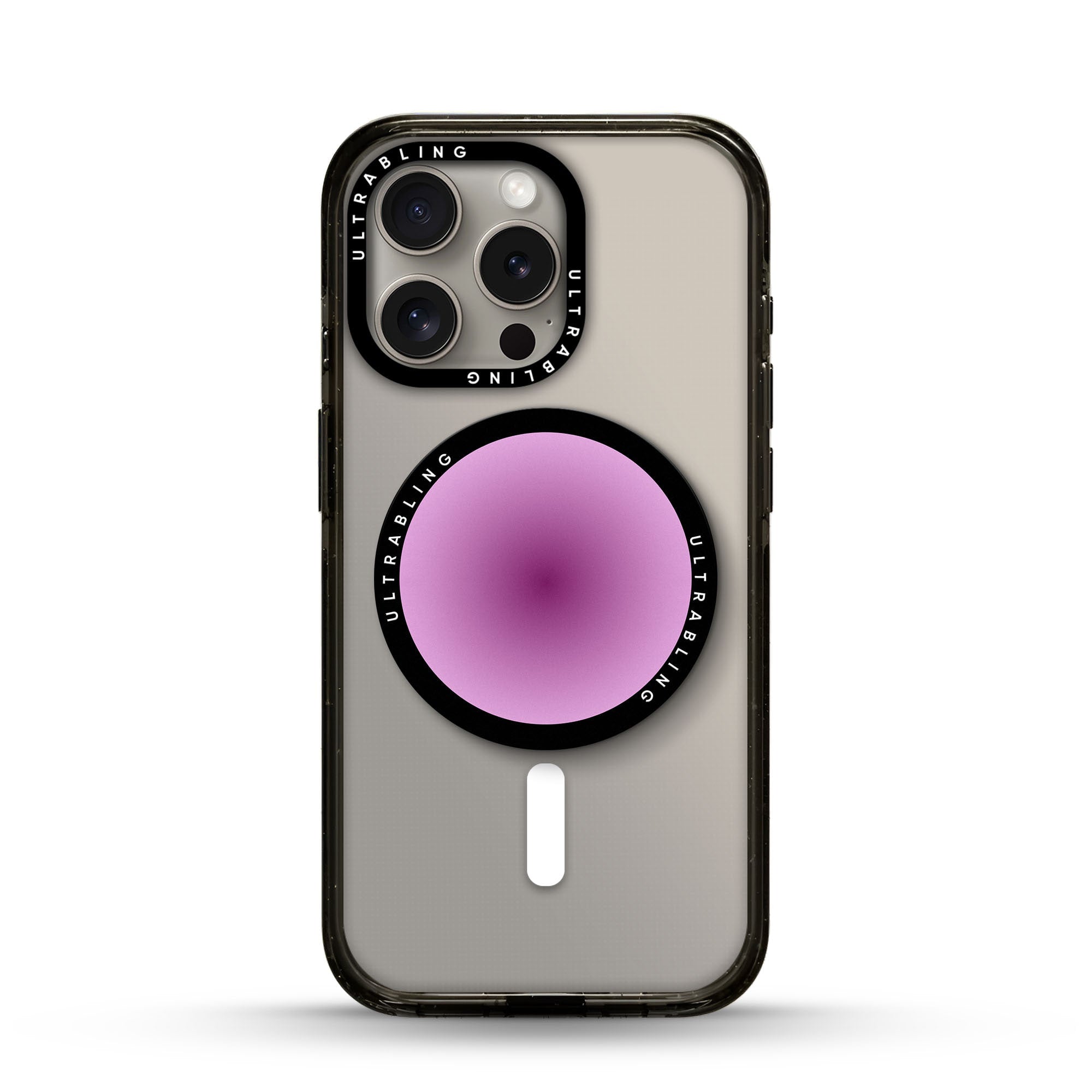 Amethyst Haze Ultrabling MagSafe Phone Grip - Front View