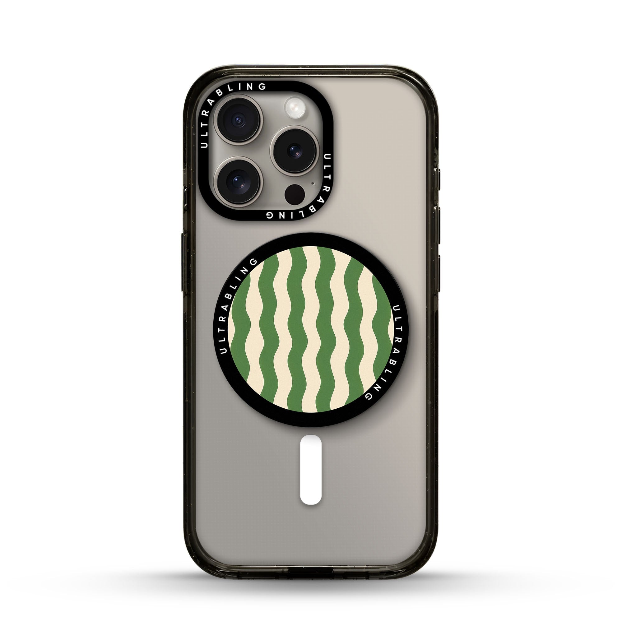 Pistachio Wave Ultrabling MagSafe Phone Grip - Front View
