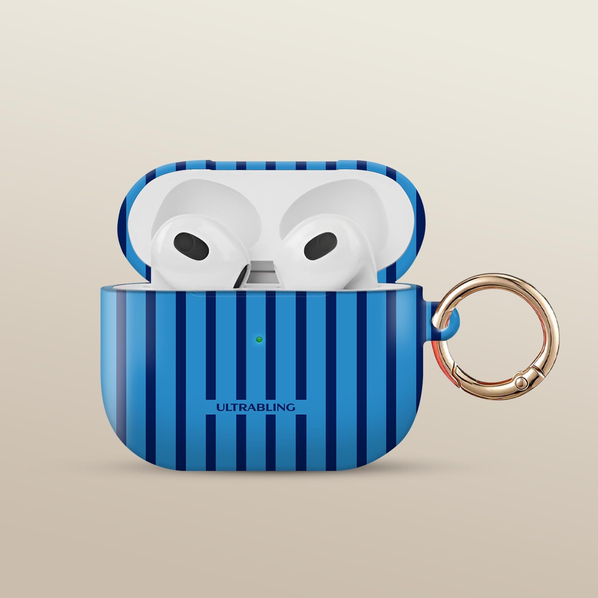Cobalt Club Ultrabling AirPods case front view