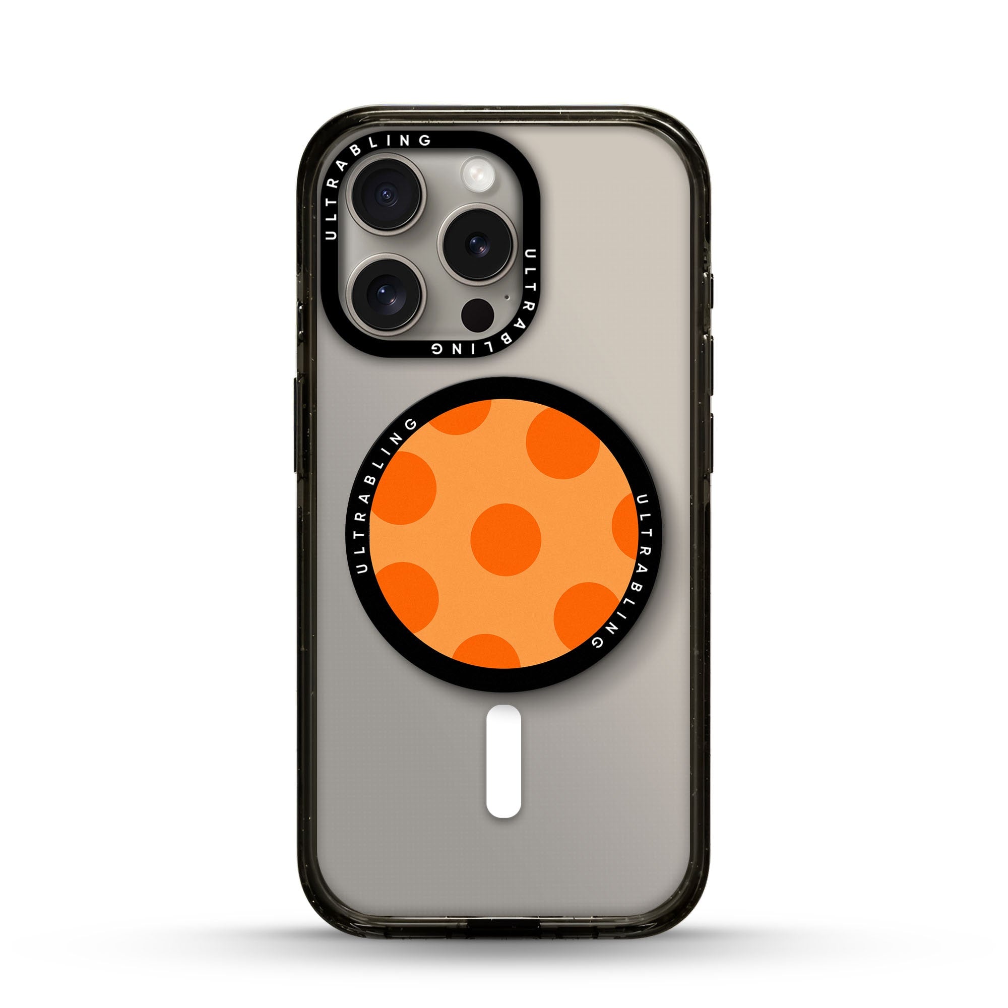 Tangerine Dream Ultrabling MagSafe Phone Grip - Front View