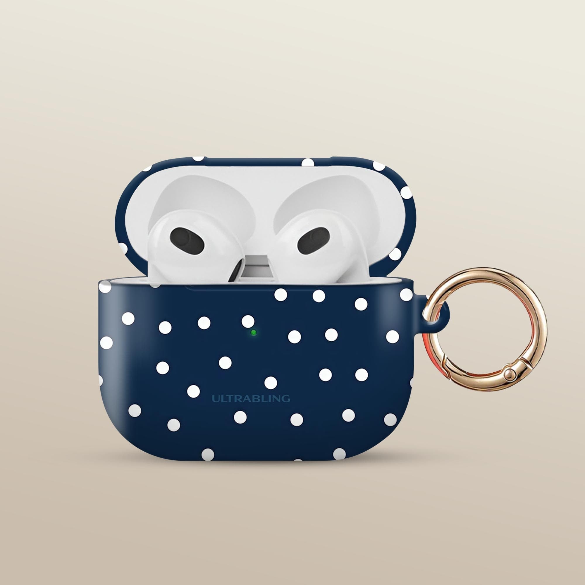 Stardust Noir Ultrabling AirPods case front view
