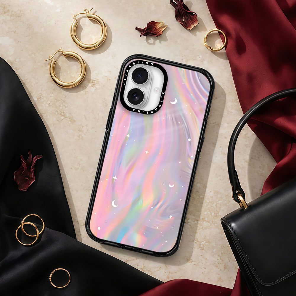 Prism Glow Ultrabling aura case iphone 13 pro non magsafe black view
