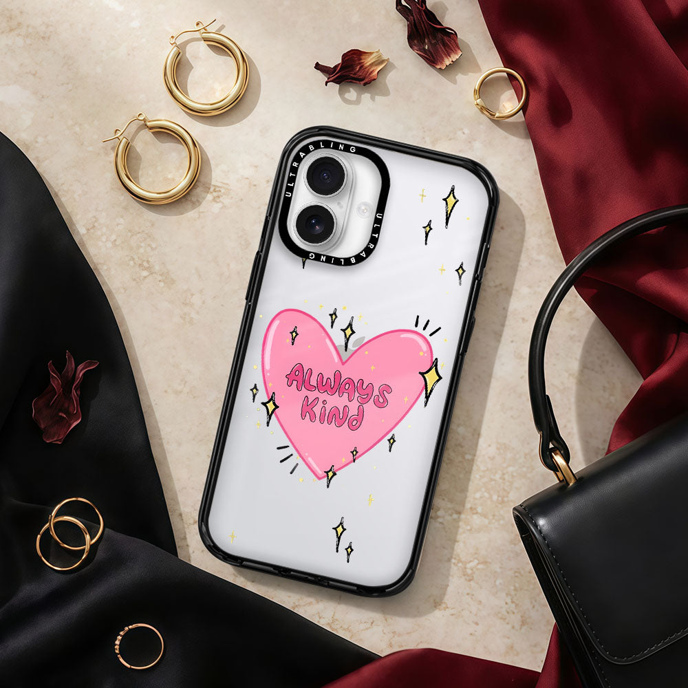 Kind Heart Ultrabling aura case iphone 13 pro non magsafe black view