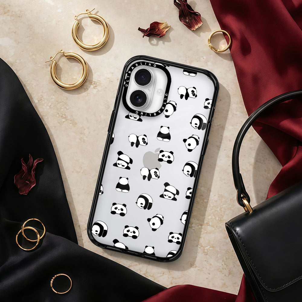 Panda Pop Ultrabling aura case iphone 13 pro non magsafe black view