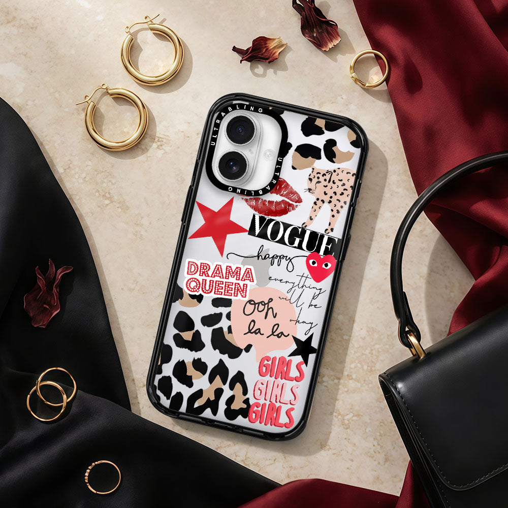 Wild Vogue Ultrabling aura case iphone 13 pro non magsafe black view