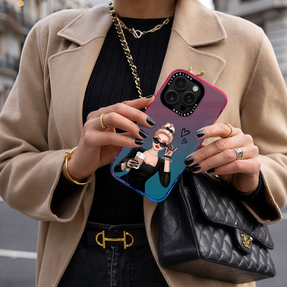 Cafe Muse Ultrabling aura case iphone 13 pro non magsafe soft ombre view