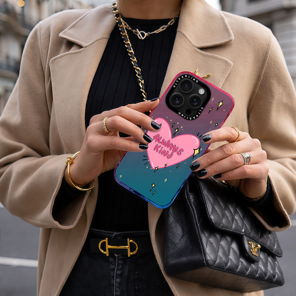 Kind Heart Ultrabling aura case iphone 13 pro non magsafe soft ombre view