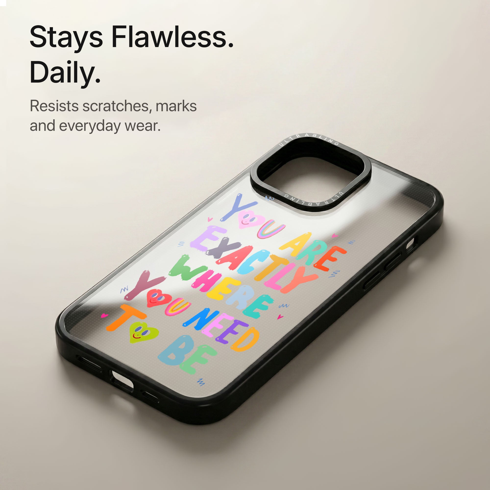 Exact Magic Ultrabling Aura iPhone case soft ombre back view