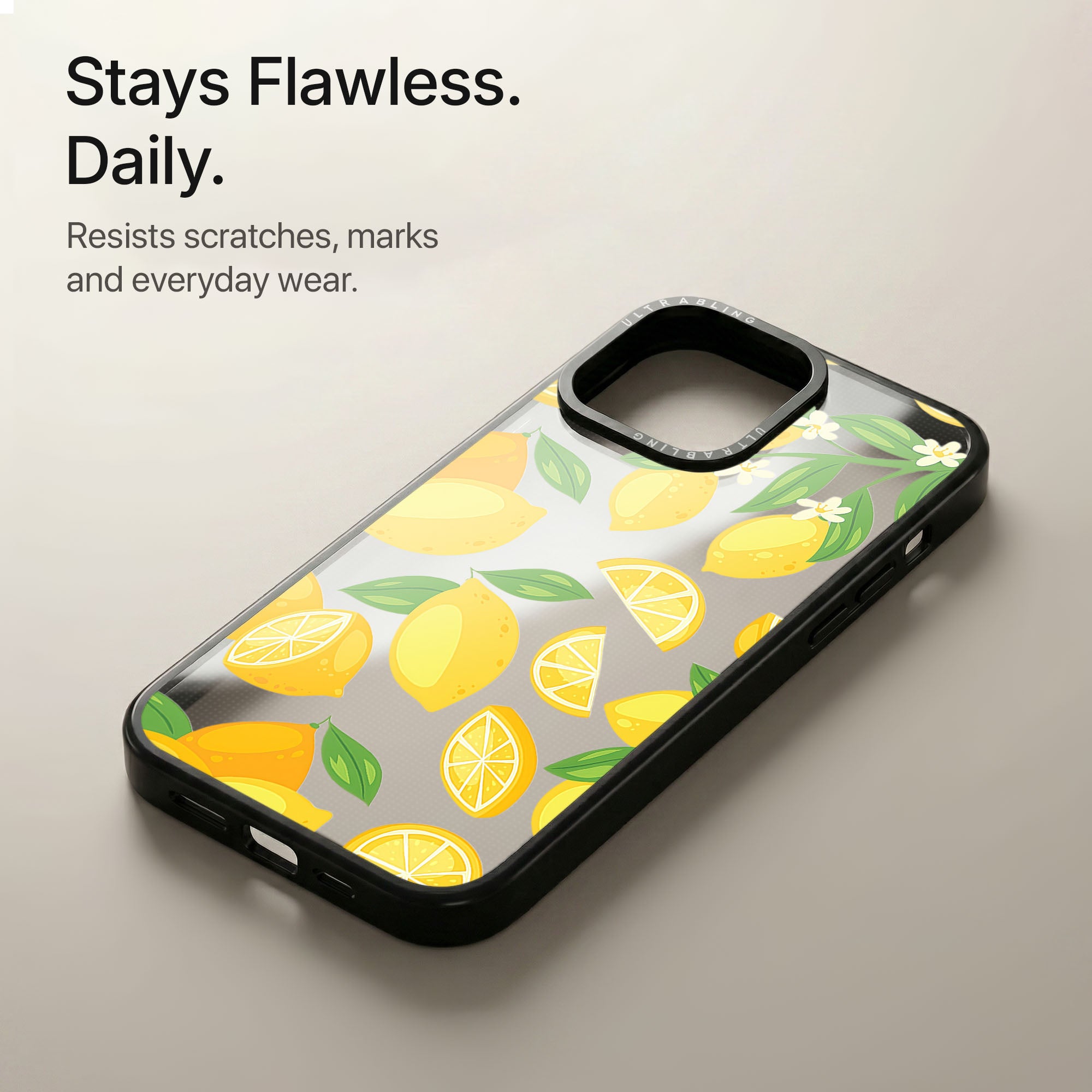 Limonata Ultrabling Aura iPhone case soft ombre back view