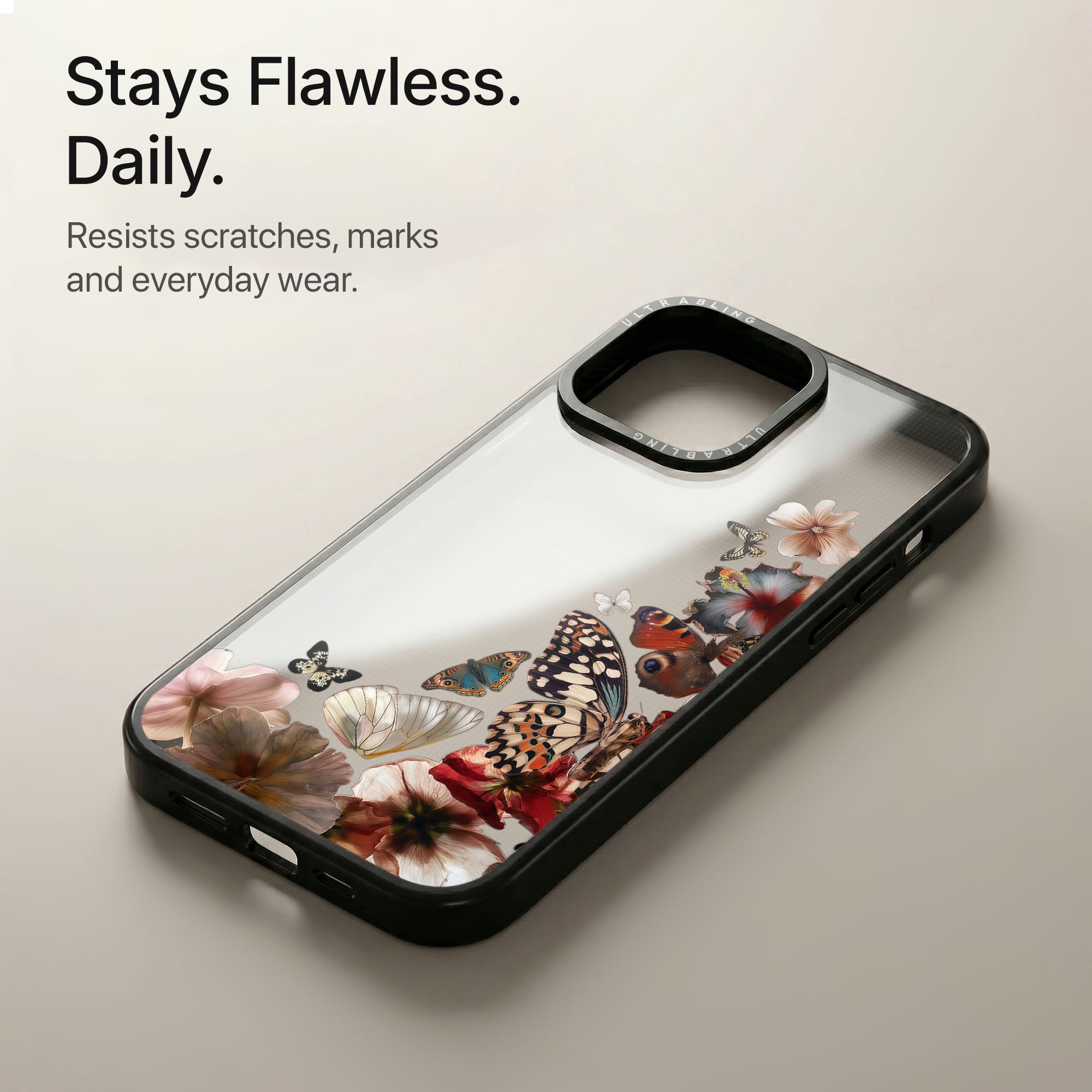 Amber Wing Ultrabling Aura iPhone case soft ombre back view