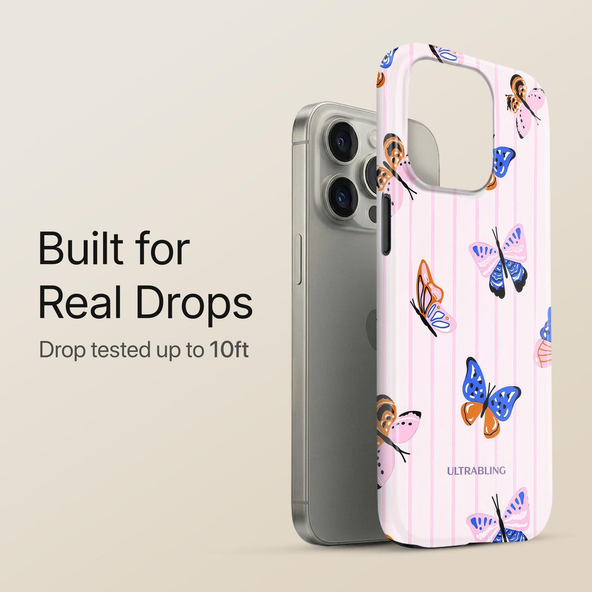 Butterfly Stripe - Eclipse Case