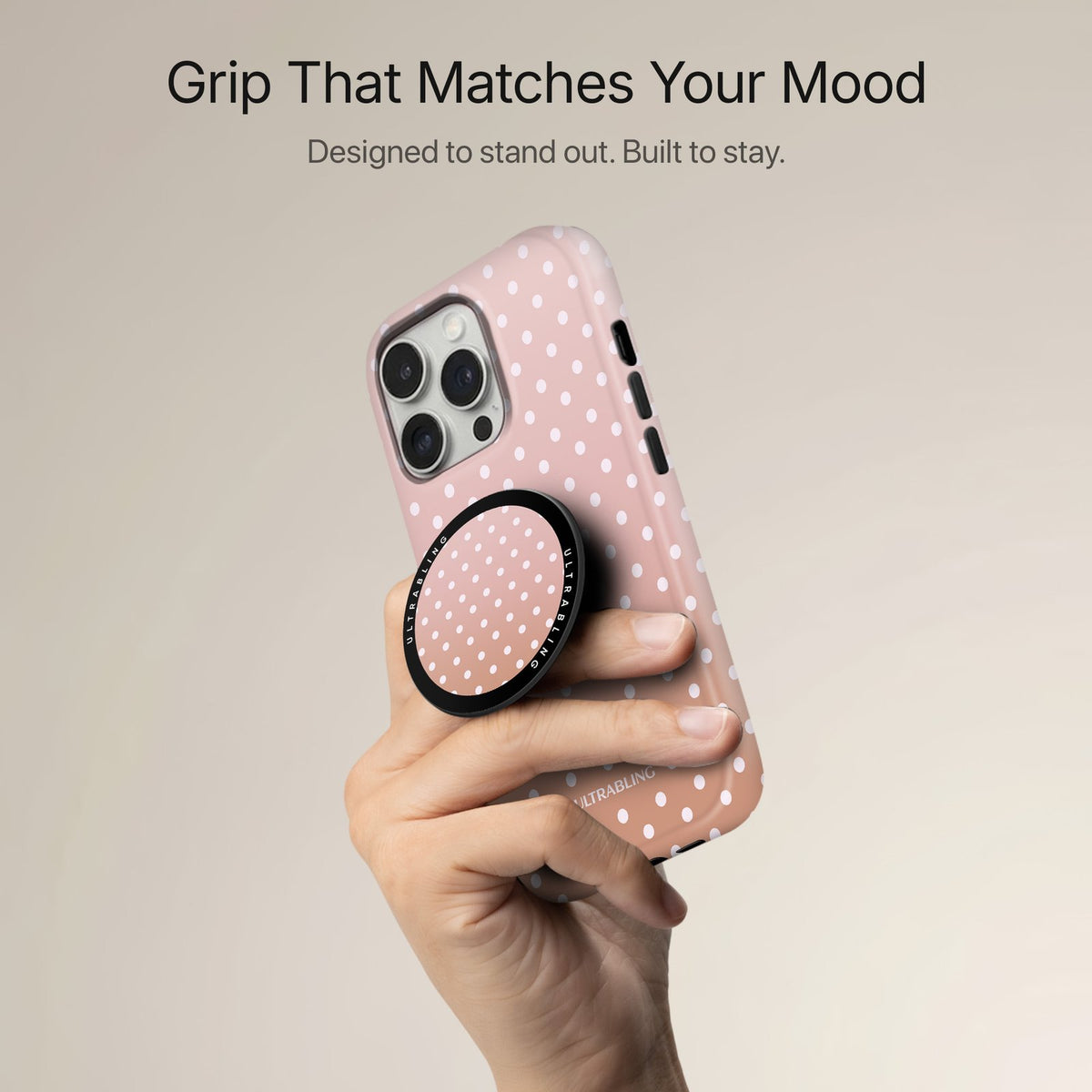 Powder Dot - MagSafe Phone Grip