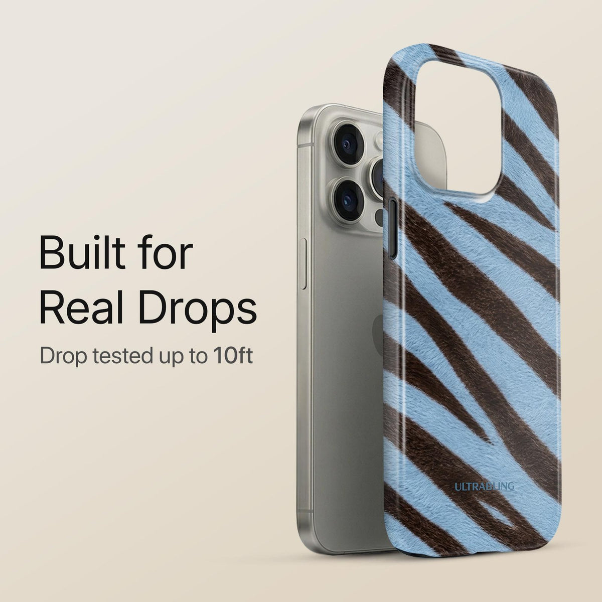 Denim Zebra - Eclipse Case